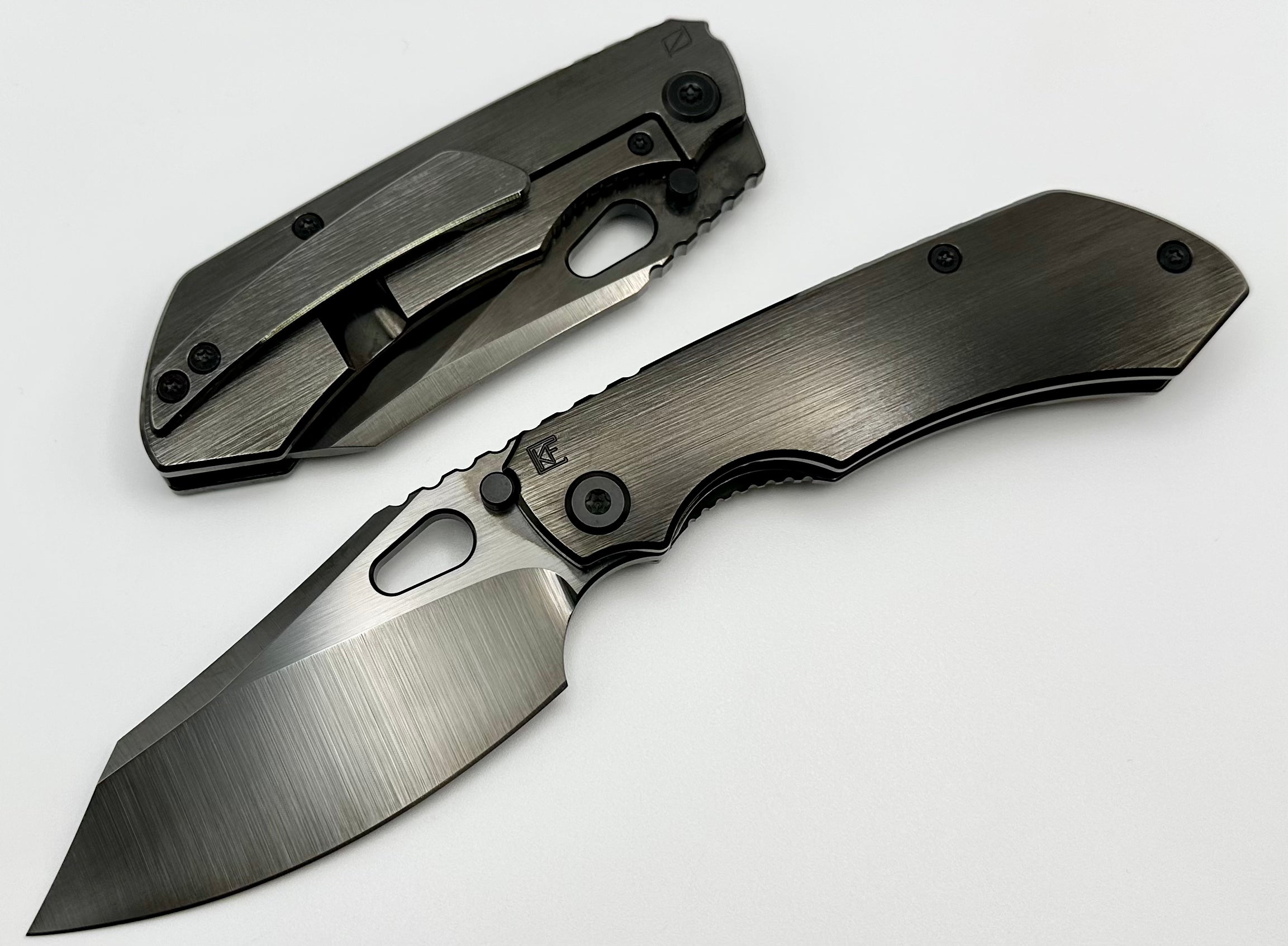 Custom Knife Factory Evo 3.0B DLC - Premium M390 Titanium Folding Knife