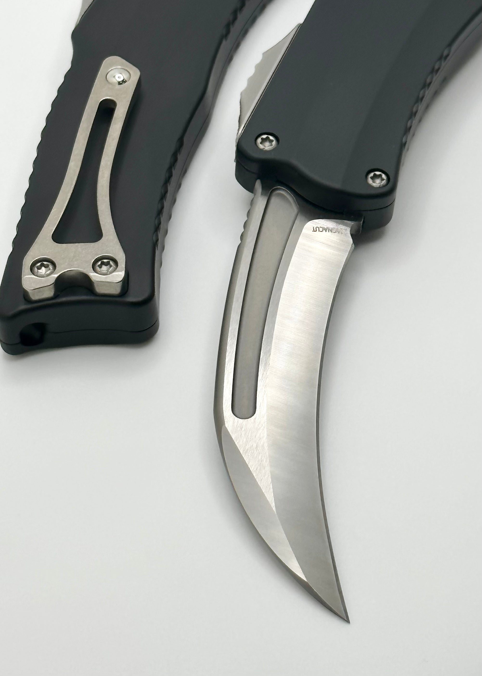 Heretic ROC Premium EDC Knife - Satin MagnaCut Blade & Black Handle