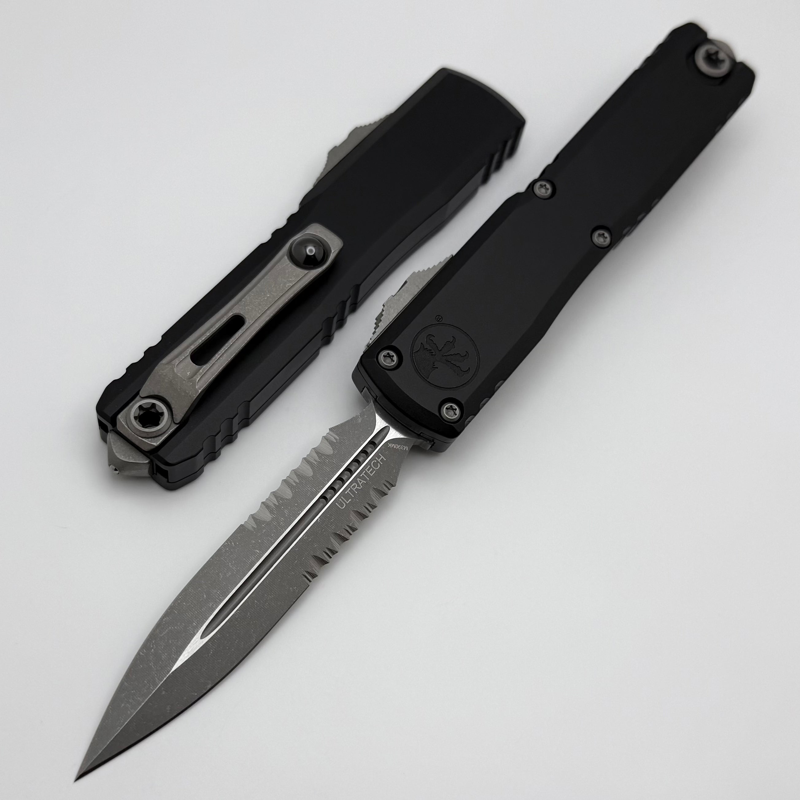 Microtech Ultratech ZBP Apocalyptic D/E Serrated OTF Knife - Ultimate Tactical Precision