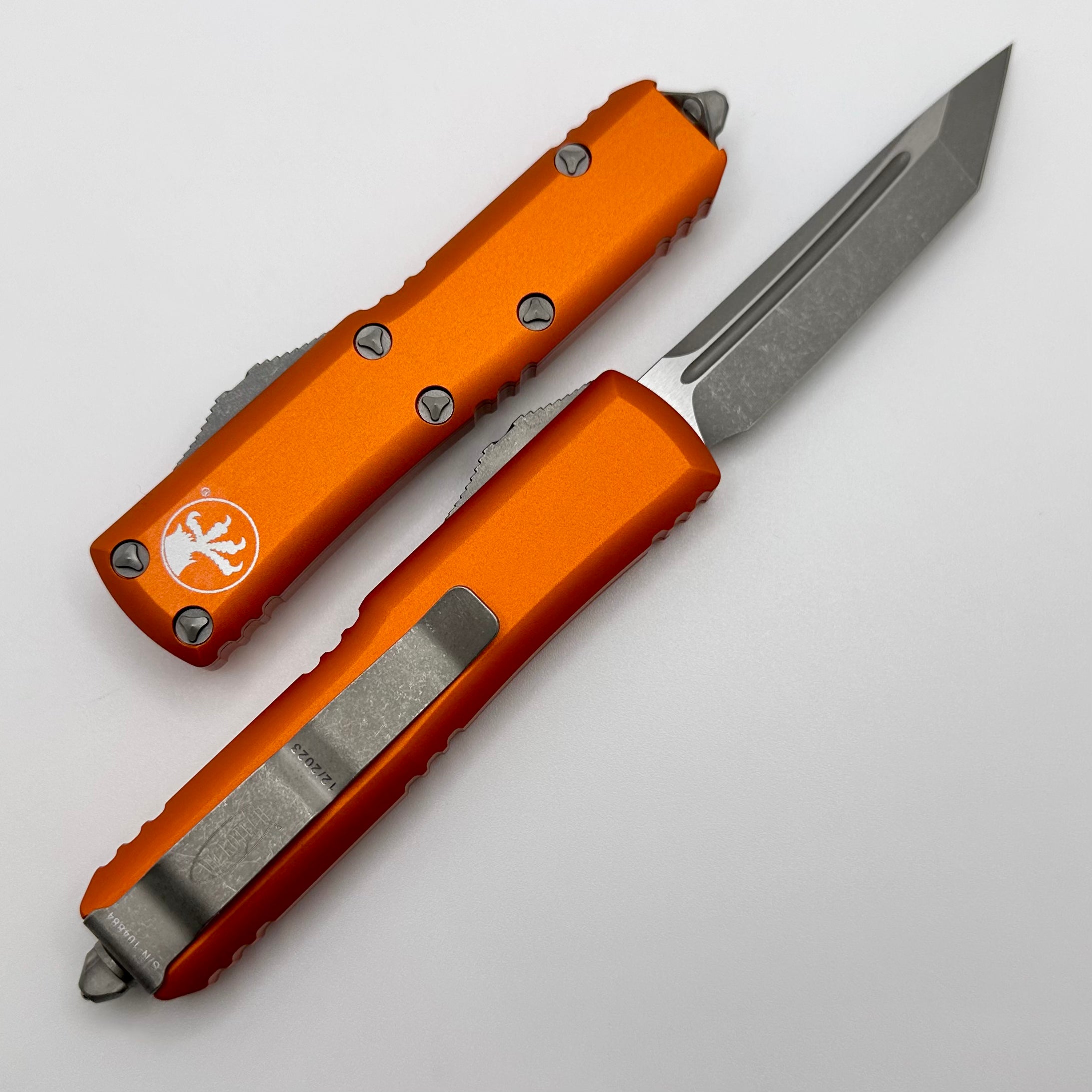 Premium Microtech UTX-85 Tanto Apocalyptic Orange EDC Knife