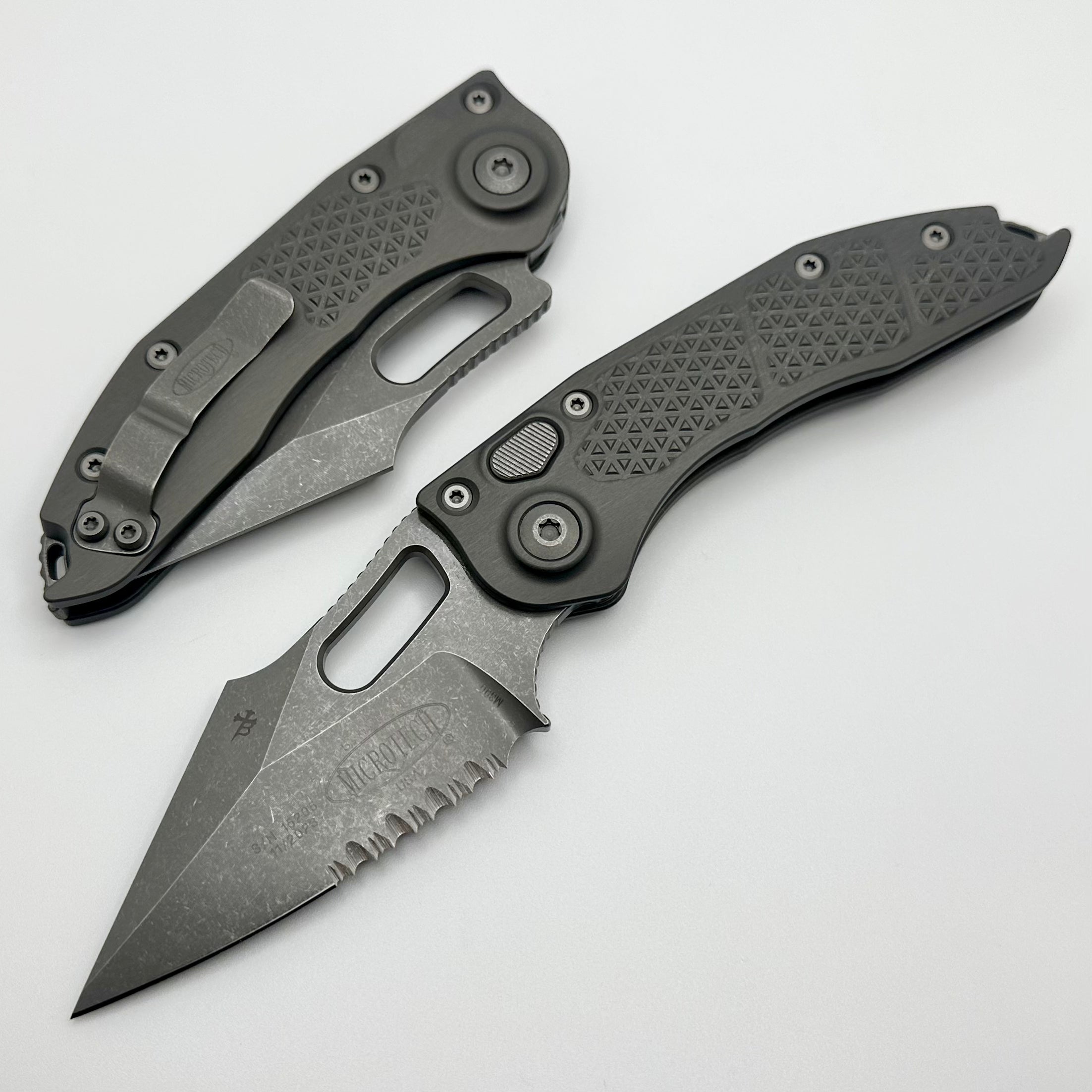 Microtech Borka Stitch Apocalyptic Tactical Knife - Premium M390 Blade