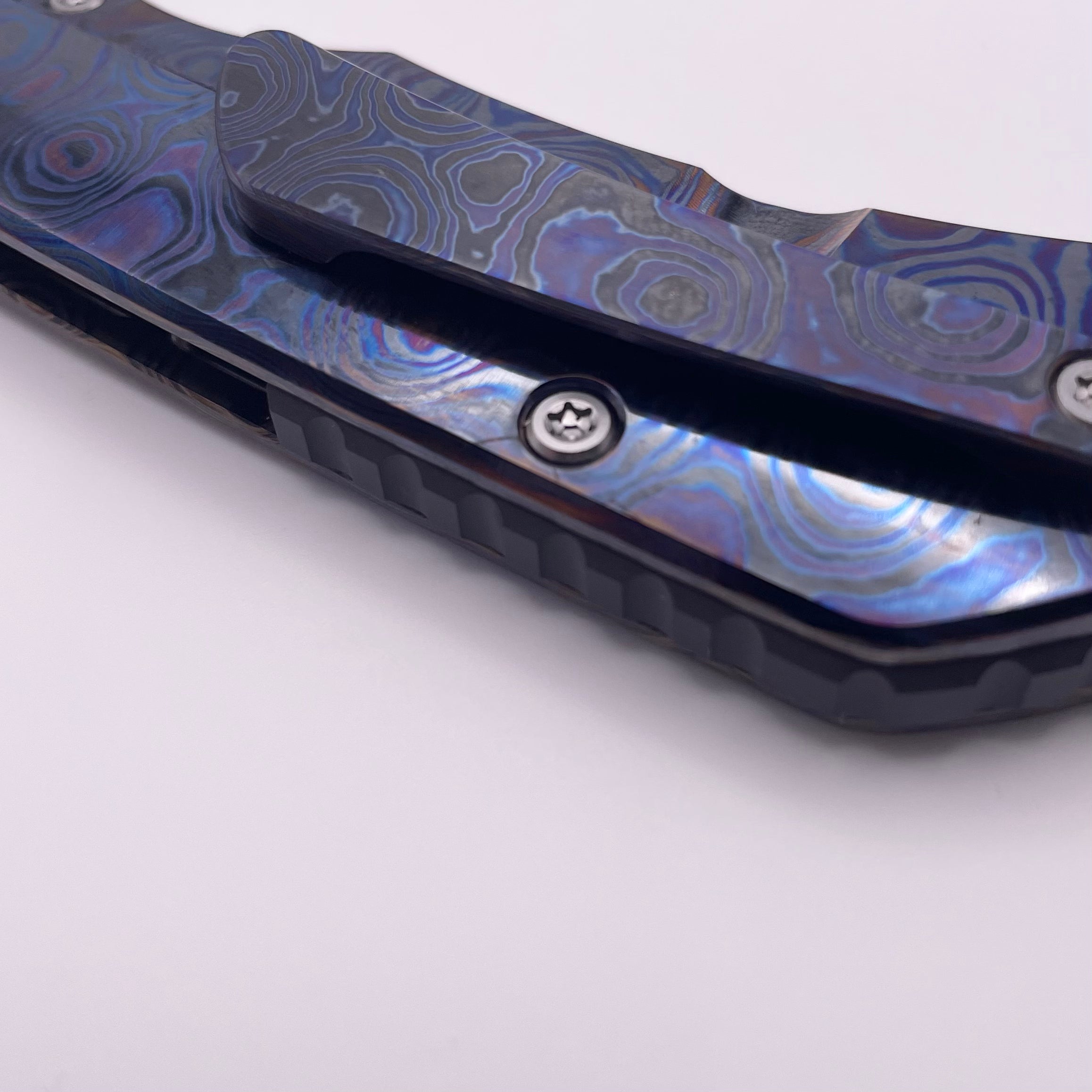 Premium Custom Knife Factory Rotten Design Evo 4.0 - Zircuti Handles & Damasteel Blade