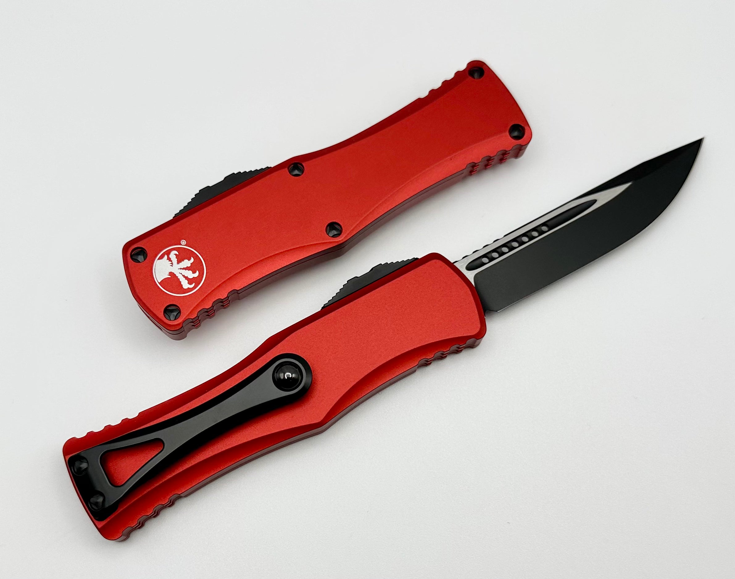 Microtech Hera Single Edge Tactical Knife - Black & Red (M390 Steel)