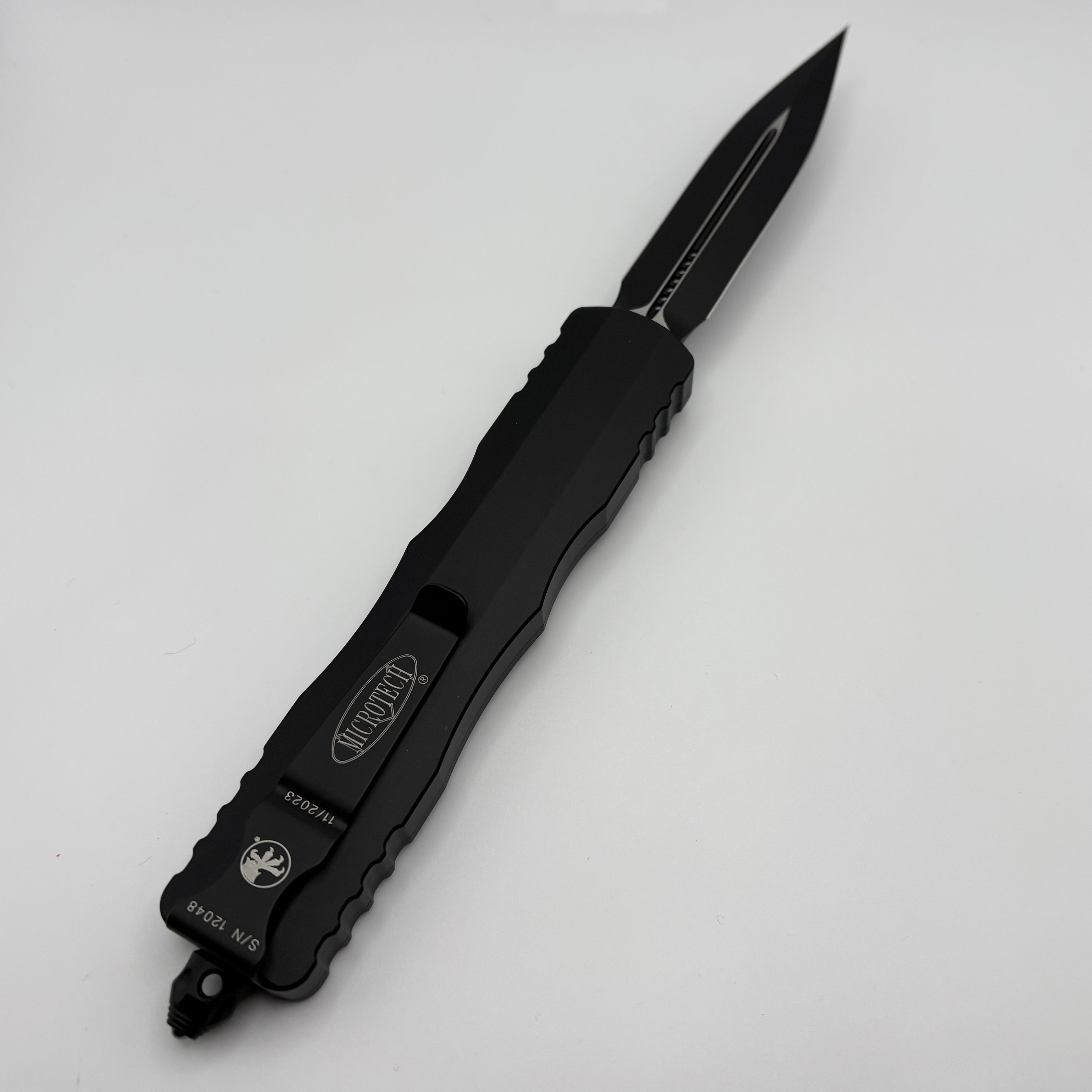 Premium Pre-owned Microtech Dirac Delta Tactical Knife - Krampus Christmas Special Edition