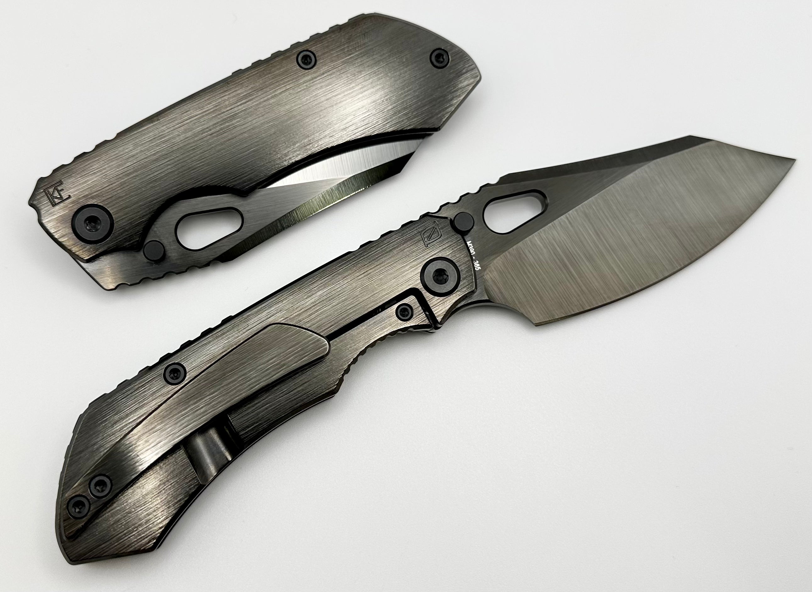 Custom Knife Factory Evo 3.0B DLC - Premium M390 Titanium Folding Knife