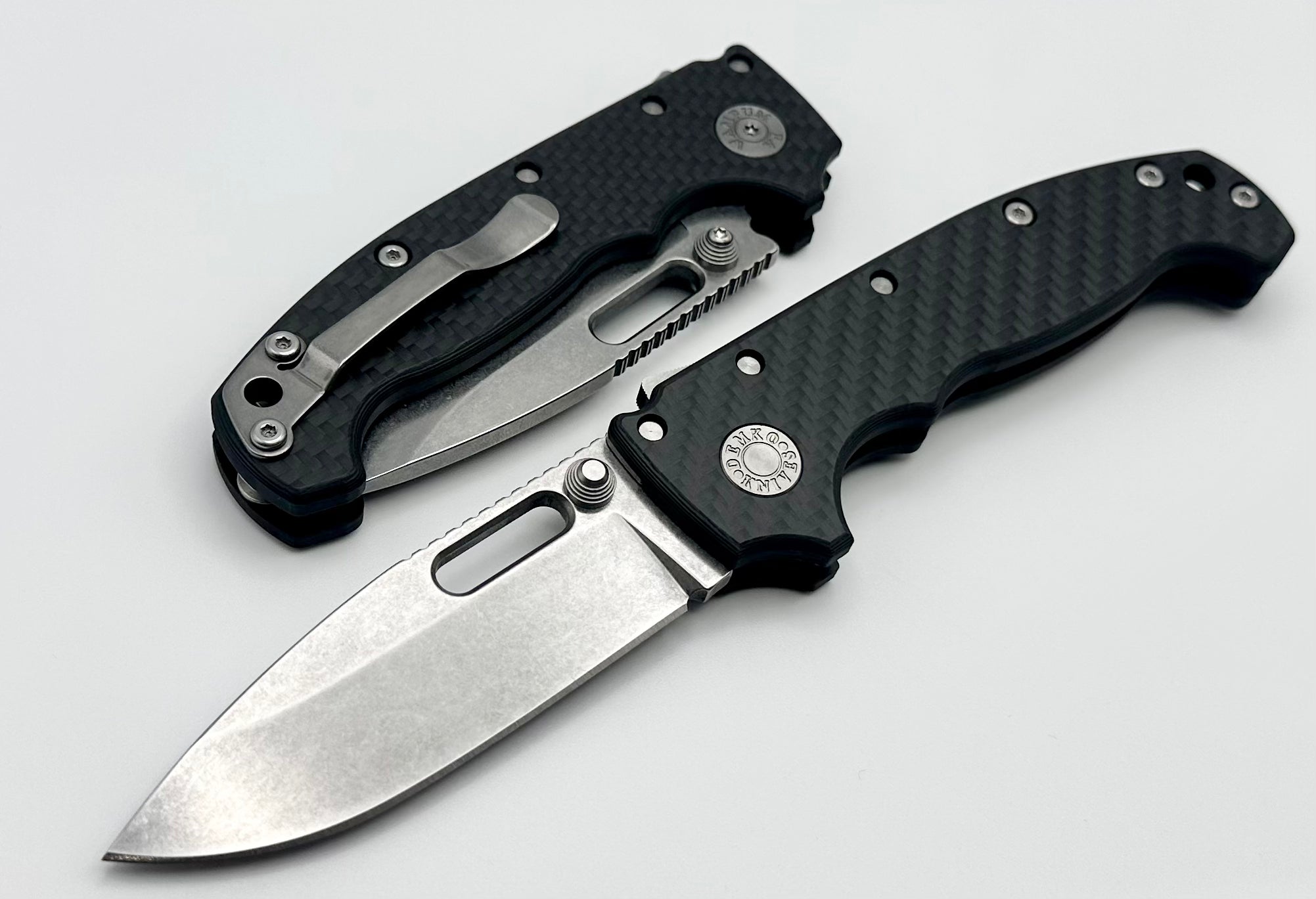 Premium Demko Knives MG AD20 Exclusive Drop Point 3V & Carbon Fiber - Limited Edition