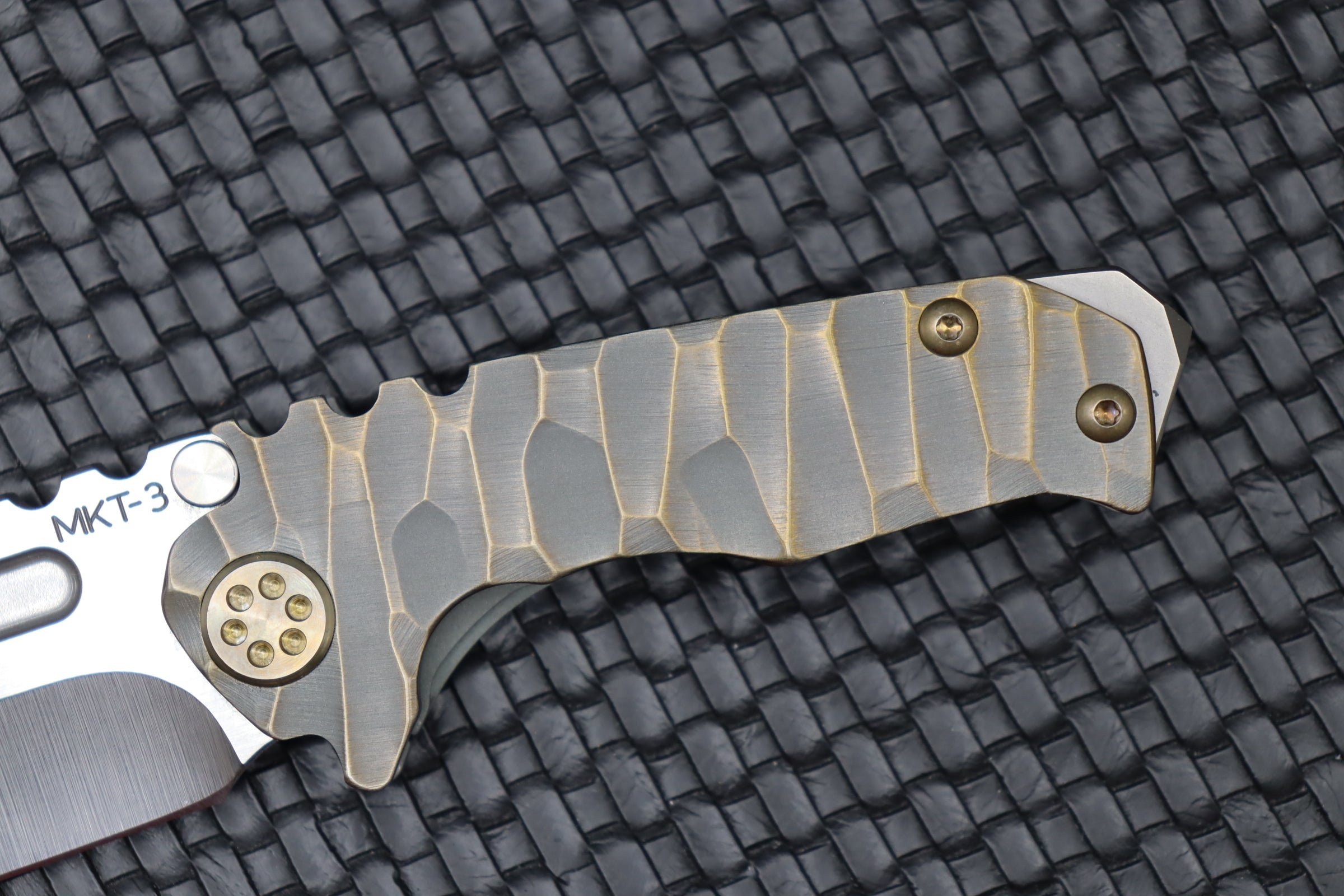 Medford Micro Praetorian T - Premium Compact Tactical Knife with Bronze Accents