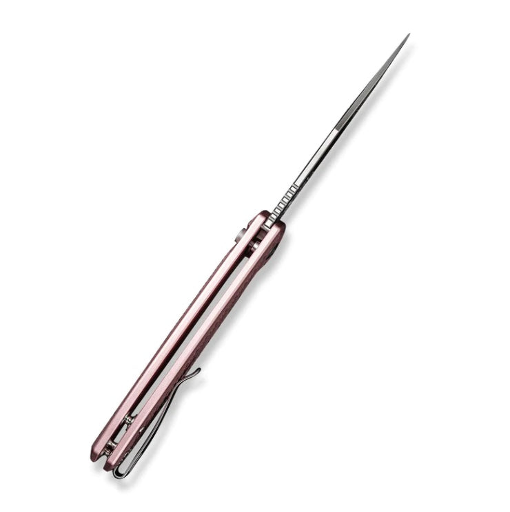 Civivi Stormhowl Flipper Knife - Premium Satin Blade & Light Pink Aluminum Handles