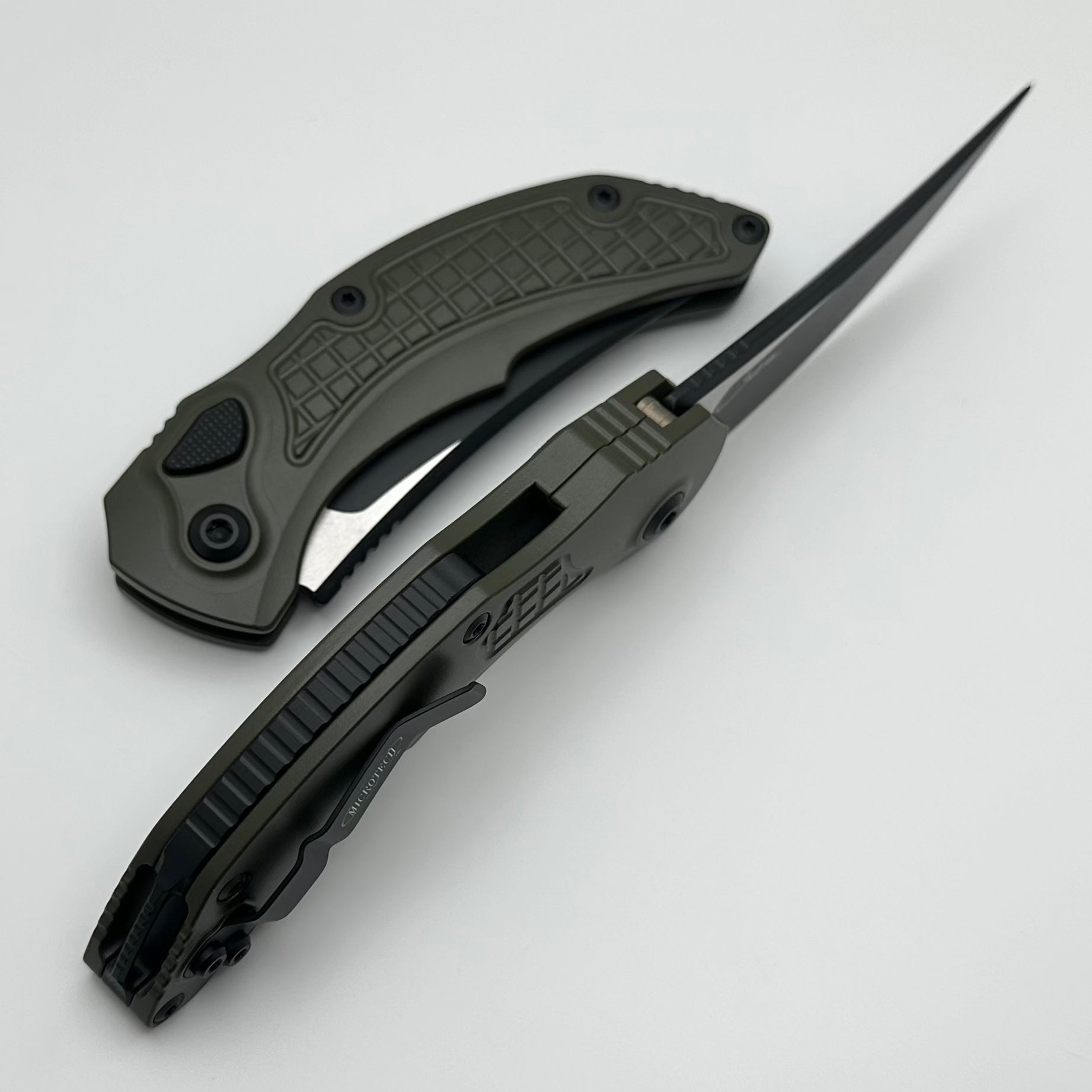 Microtech Brachial OD Green Automatic Knife - Premium Hunting & Utility Tool