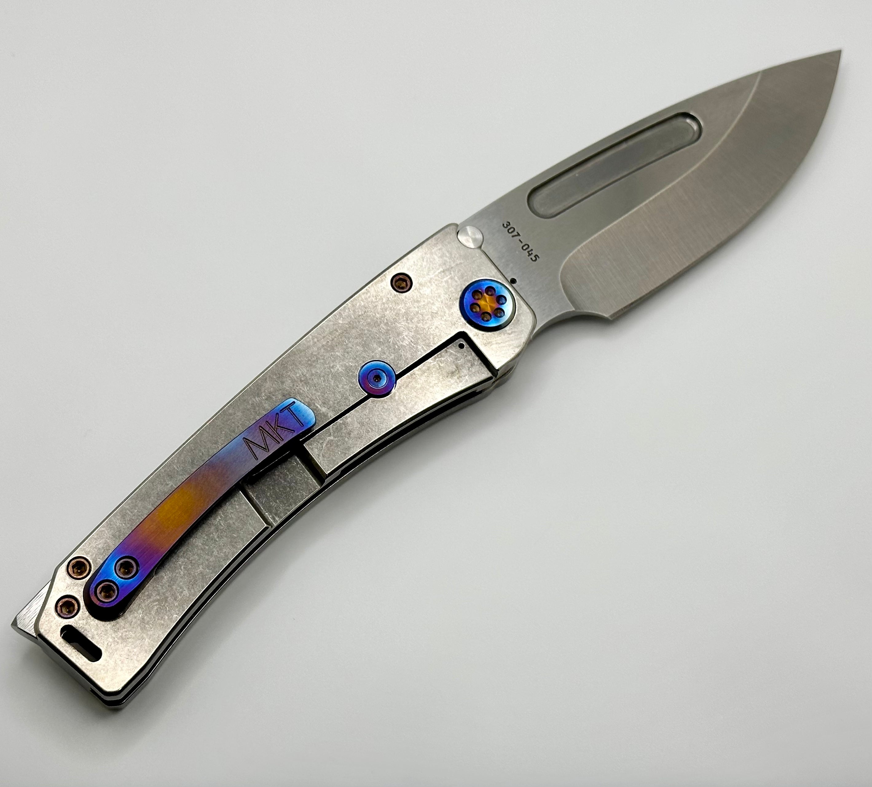 Medford Marauder H Tumbled Drop Point S45 Knife - Premium Tactical Design