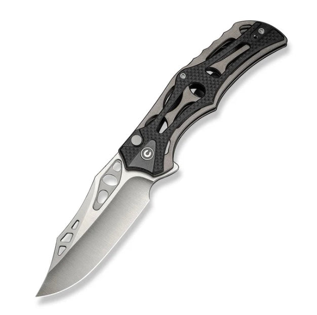 Civivi Biophase Premium Button Lock Knife - Aluminum & Black G10 Handles with Nitro-V Blade