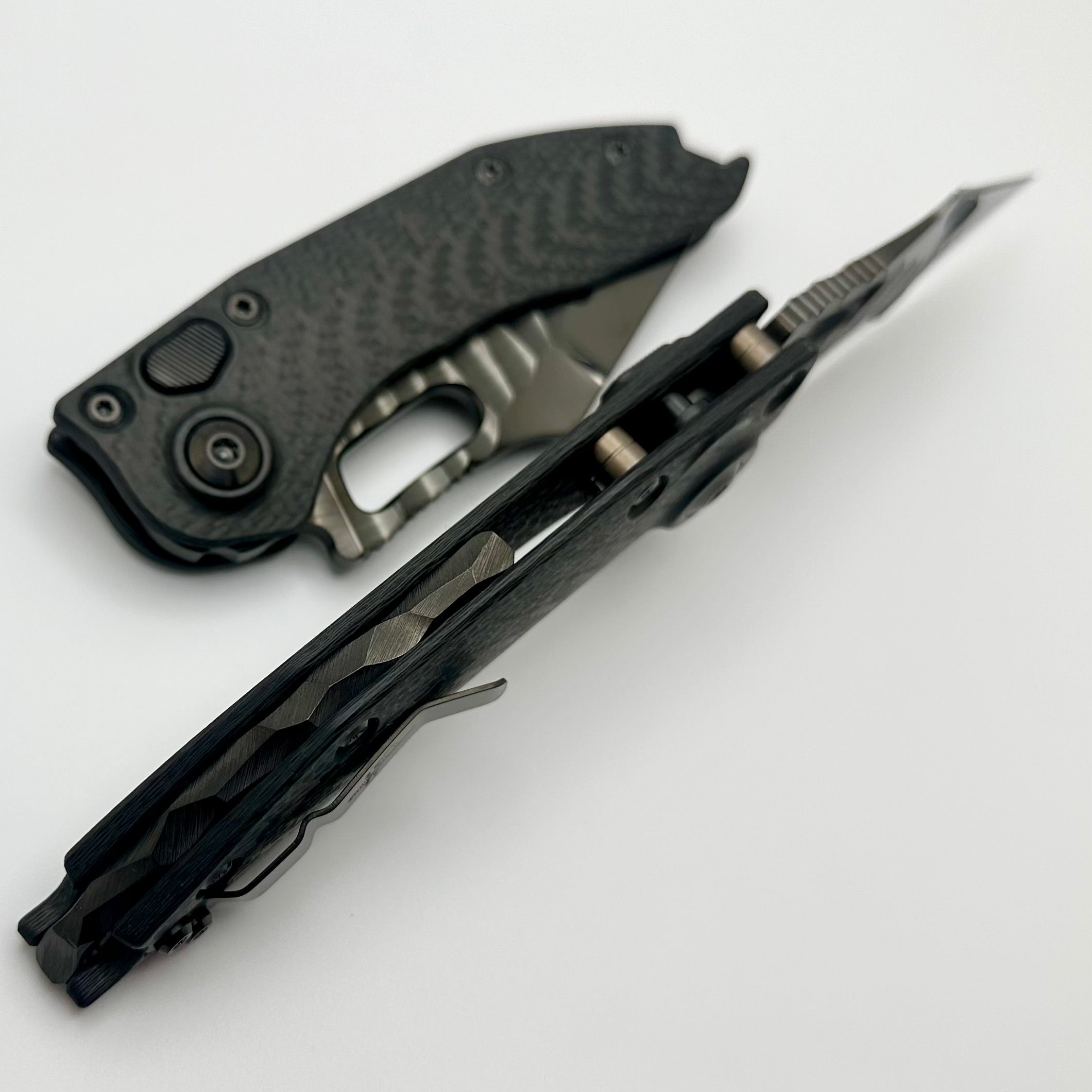 Ultimate Marfione Custom Stitch Auto Knife - DLC Rockstar Edition with Carbon Fiber Handle