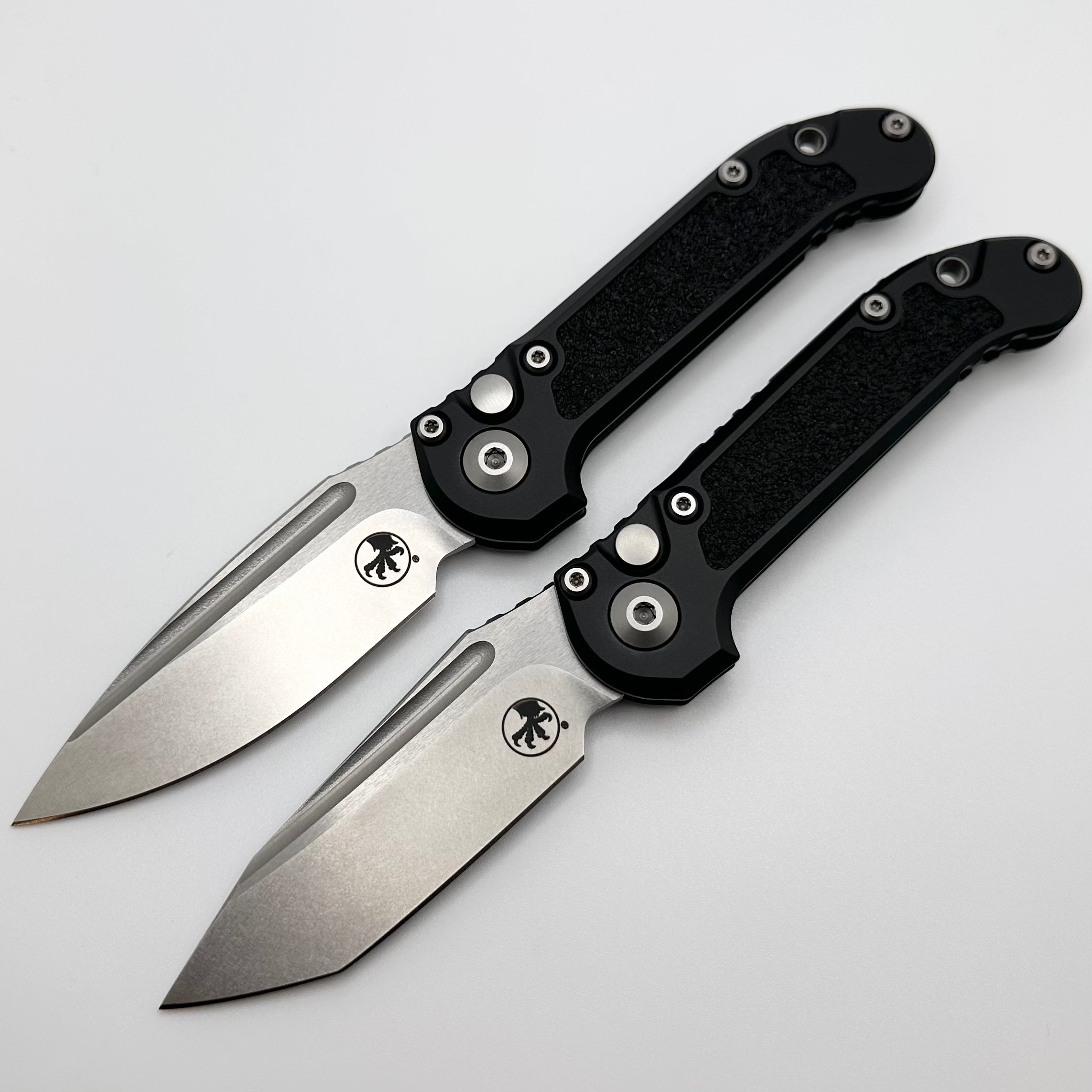 Premium Marfione Custom LUDT Gen III Prototype Knife Set - Stonewash Blades & Black Handles