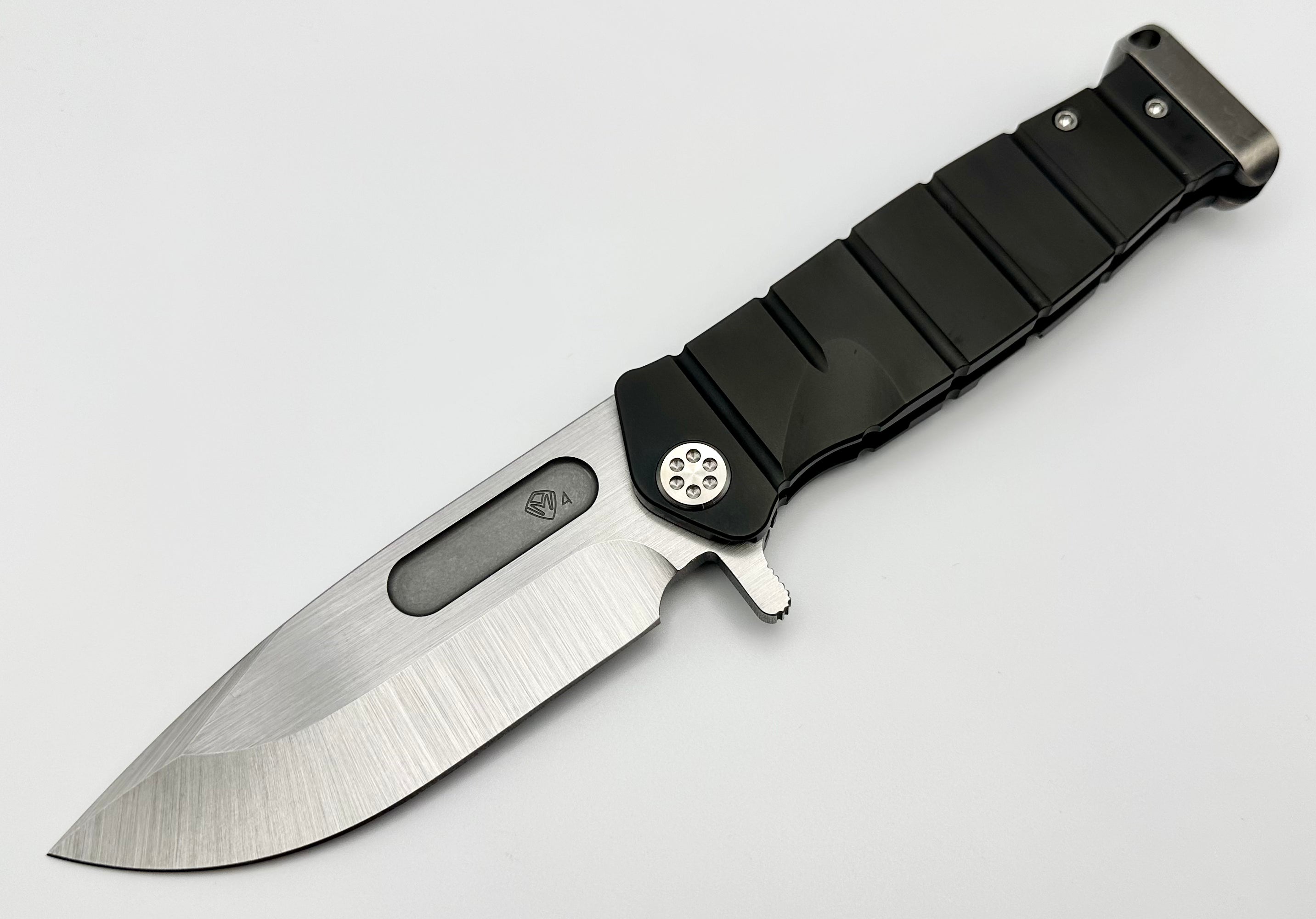 Ultimate Medford Fighter Flipper Knife - USMC PVD & Tumbled S45VN