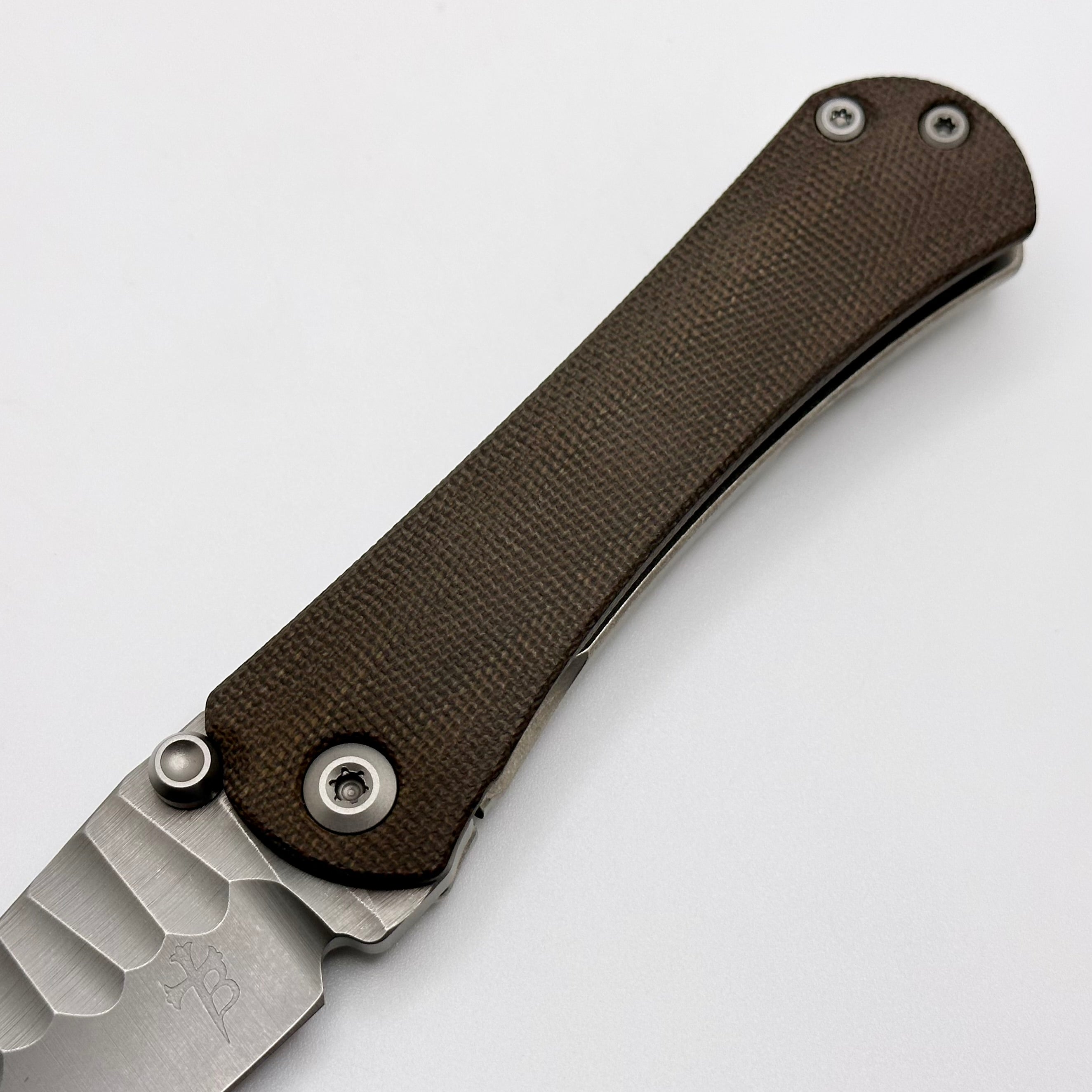 Premium Borka Blades Custom SBDP Rocker Knife - M390 Steel & Micarta Scales