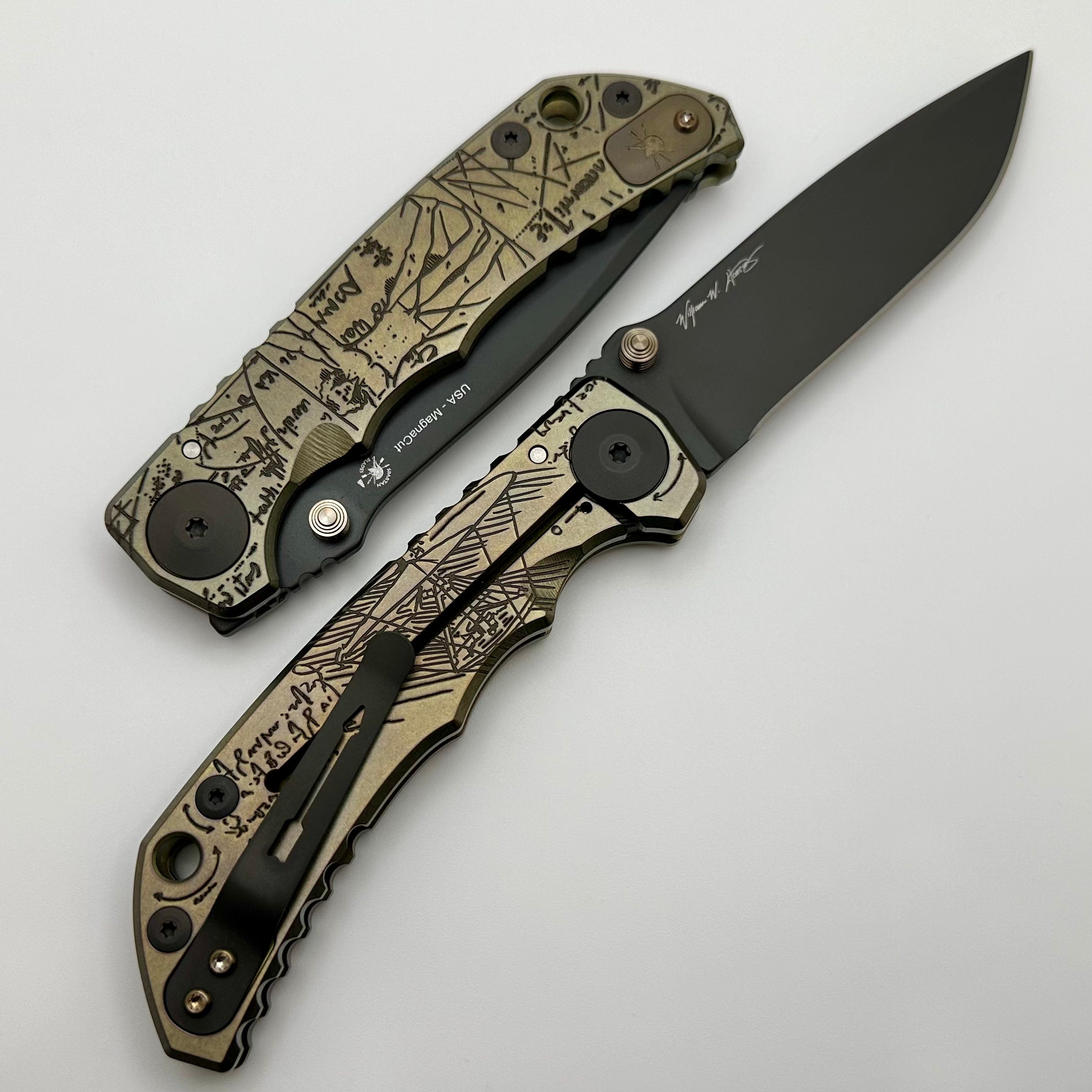 Spartan Blades Harsey Folder 2023 - Premium Vitruvian Man Edition