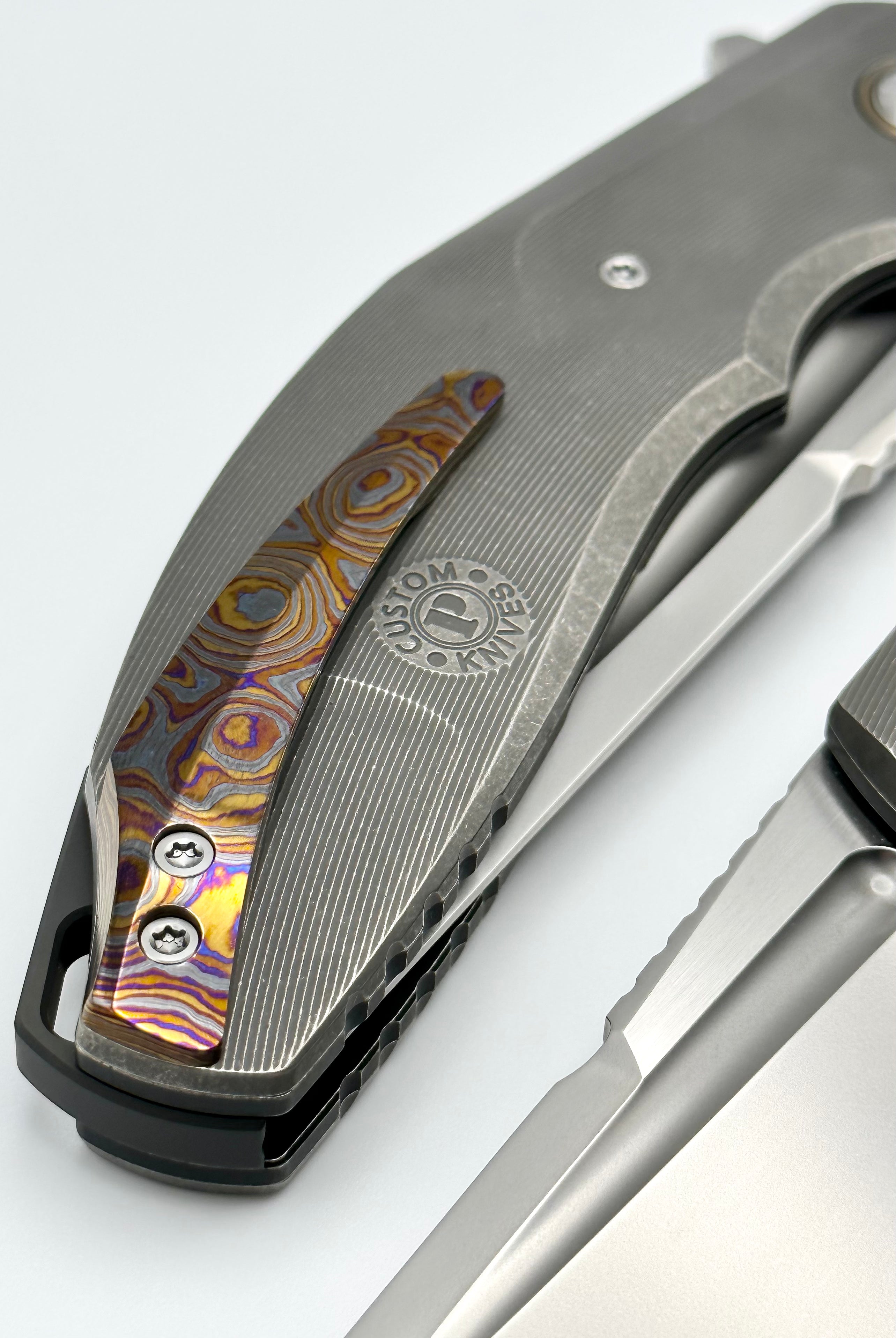 Premium Titanium Marauder Knife by Custom Knife Factory (Exclusive Edition)