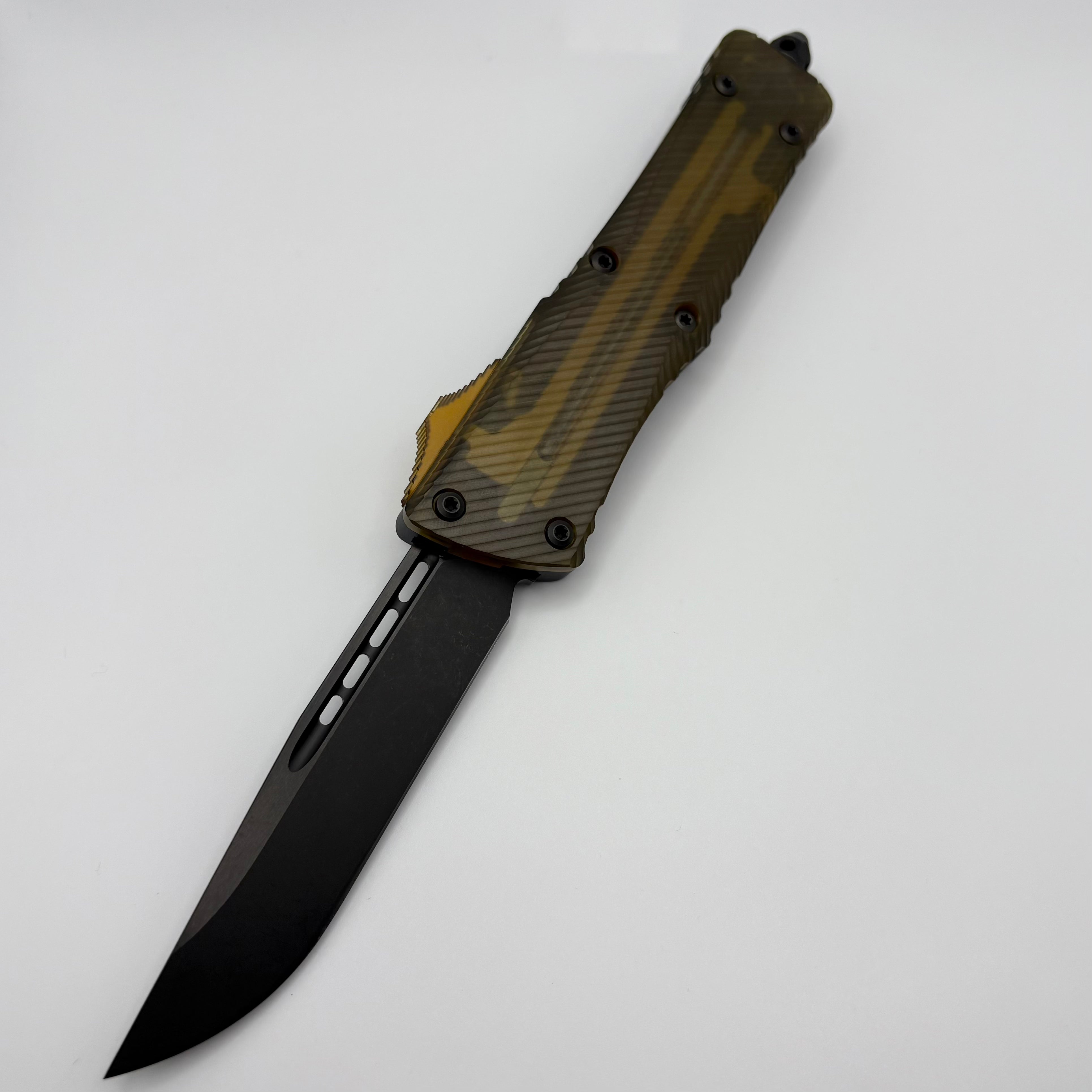 Premium Pre-Owned Microtech Combat Troodon DLC Single Edge Knife - Ultimate Utility