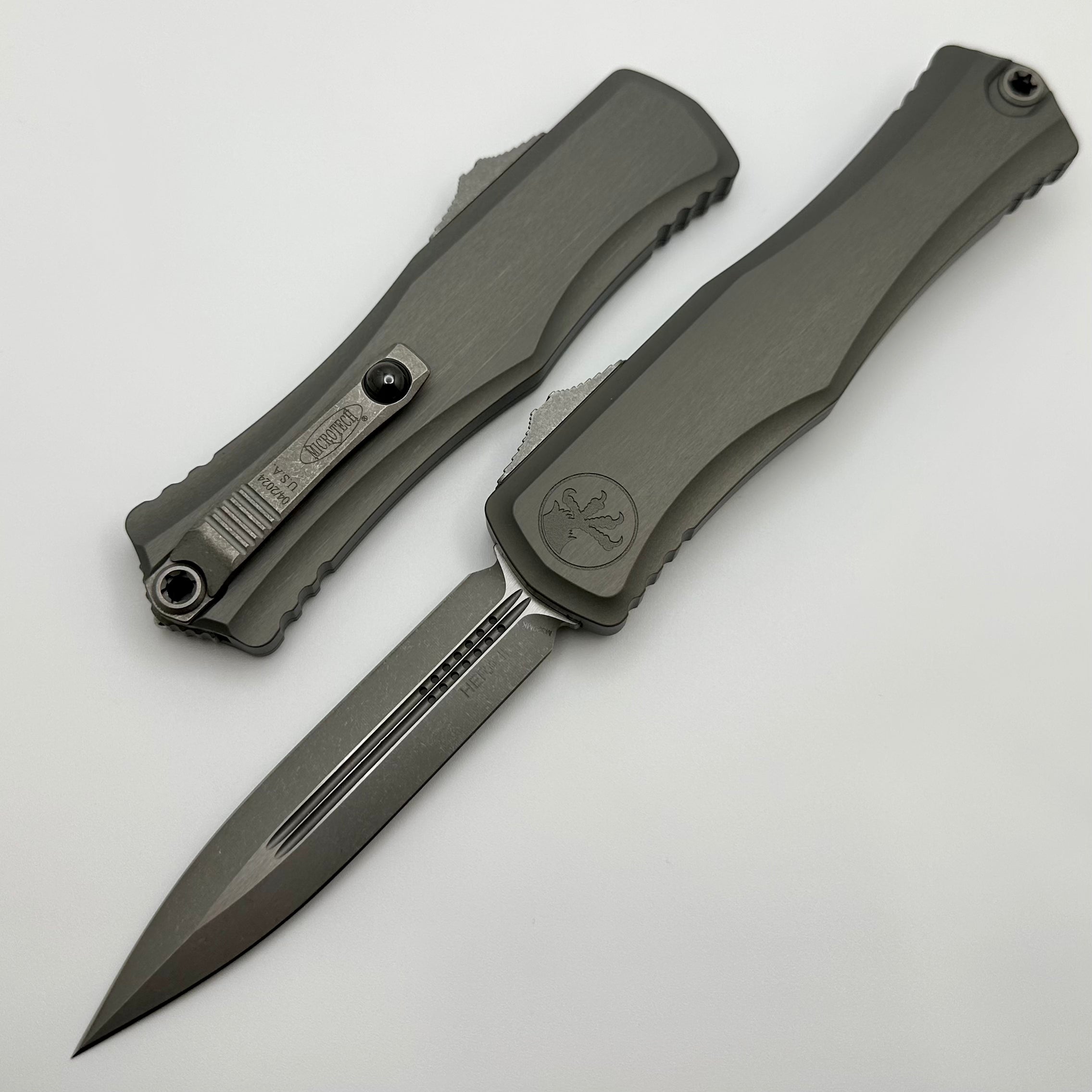 Microtech Hera II Apocalyptic Double Edge Tactical Knife - Premium OTF EDC