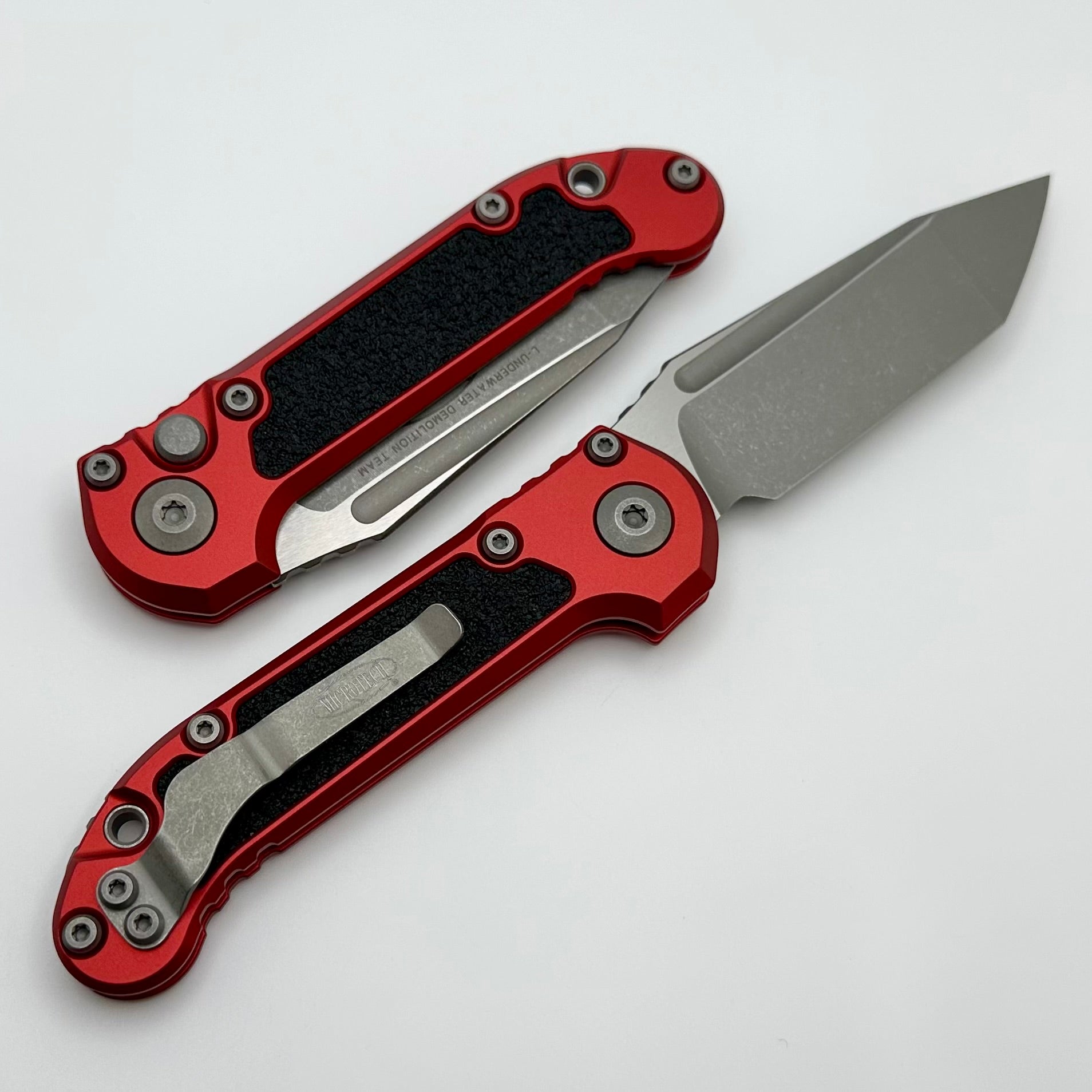 Microtech Premium LUDT Gen III Apocalyptic Tanto Knife with Red Handle - Ultimate Tactical EDC