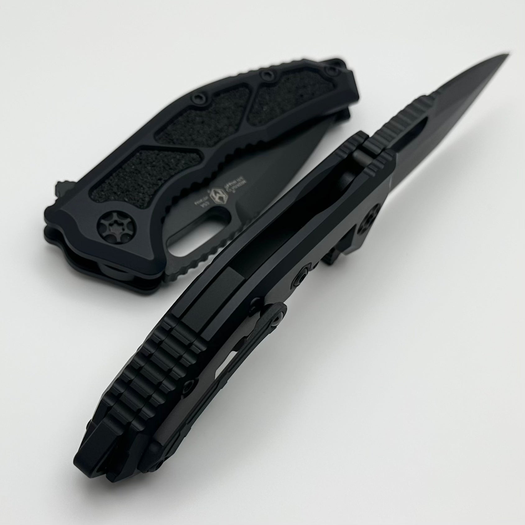 Heretic Knives Medusa Manual: Premium Tactical Aluminum Frame Lock Knife with Grip Inlays & DLC MagnaCut Blade