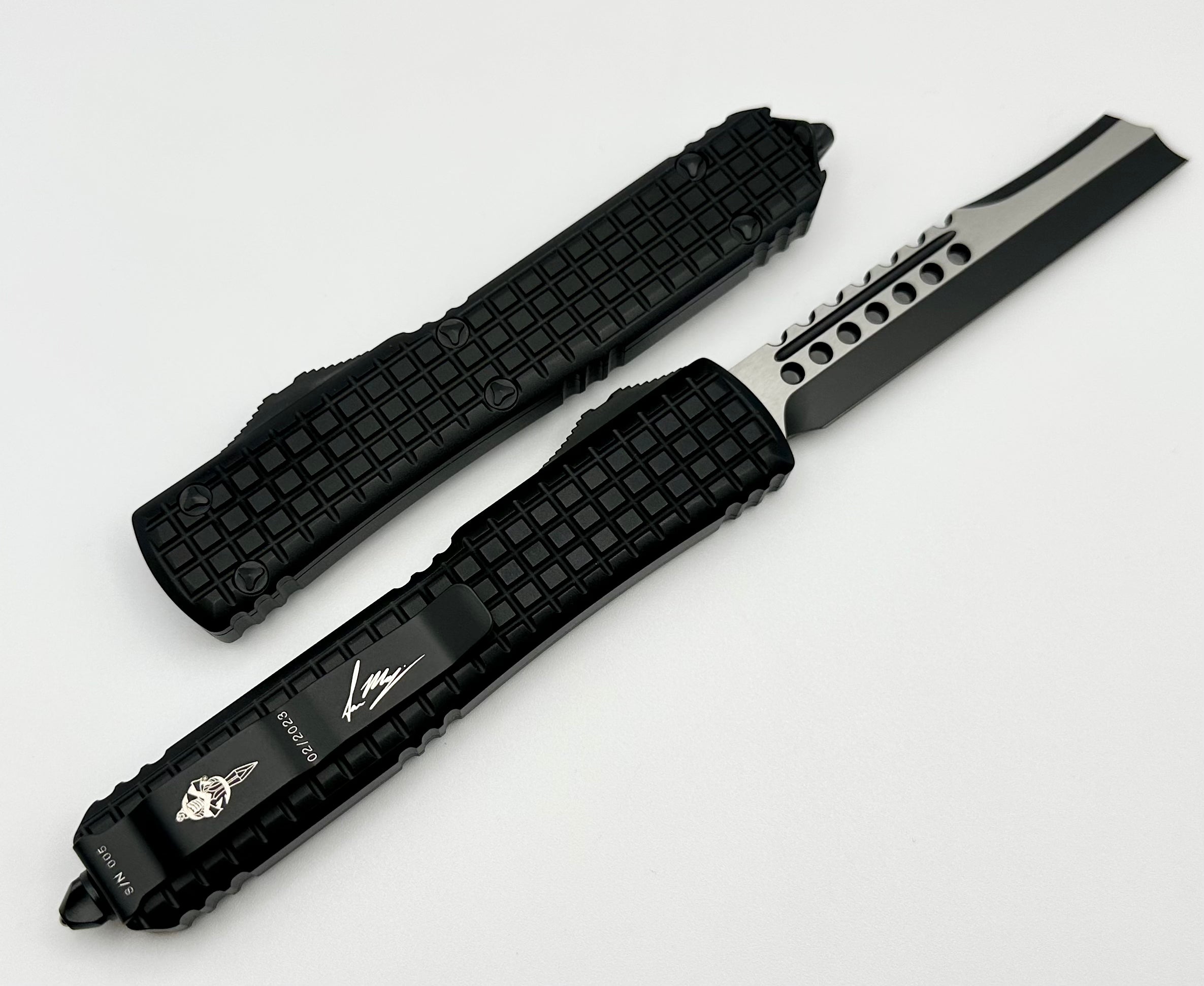 Microtech Ultratech Hellhound Razor Frag Tactical Knife - Ultimate OTF Precision