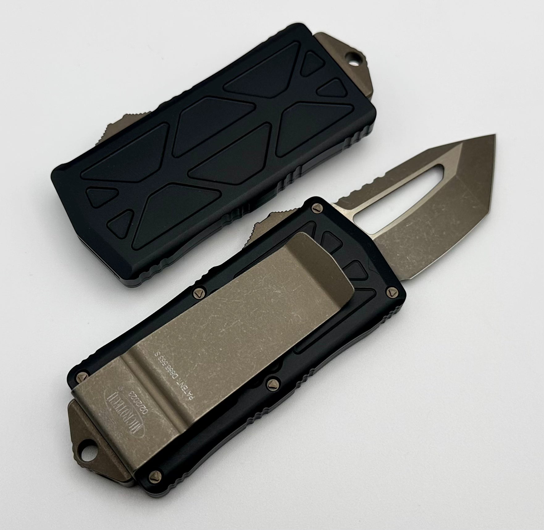 Premium Microtech Exocet T/E Tanto Bronze Apocalyptic Knife - Ultimate EDC Companion