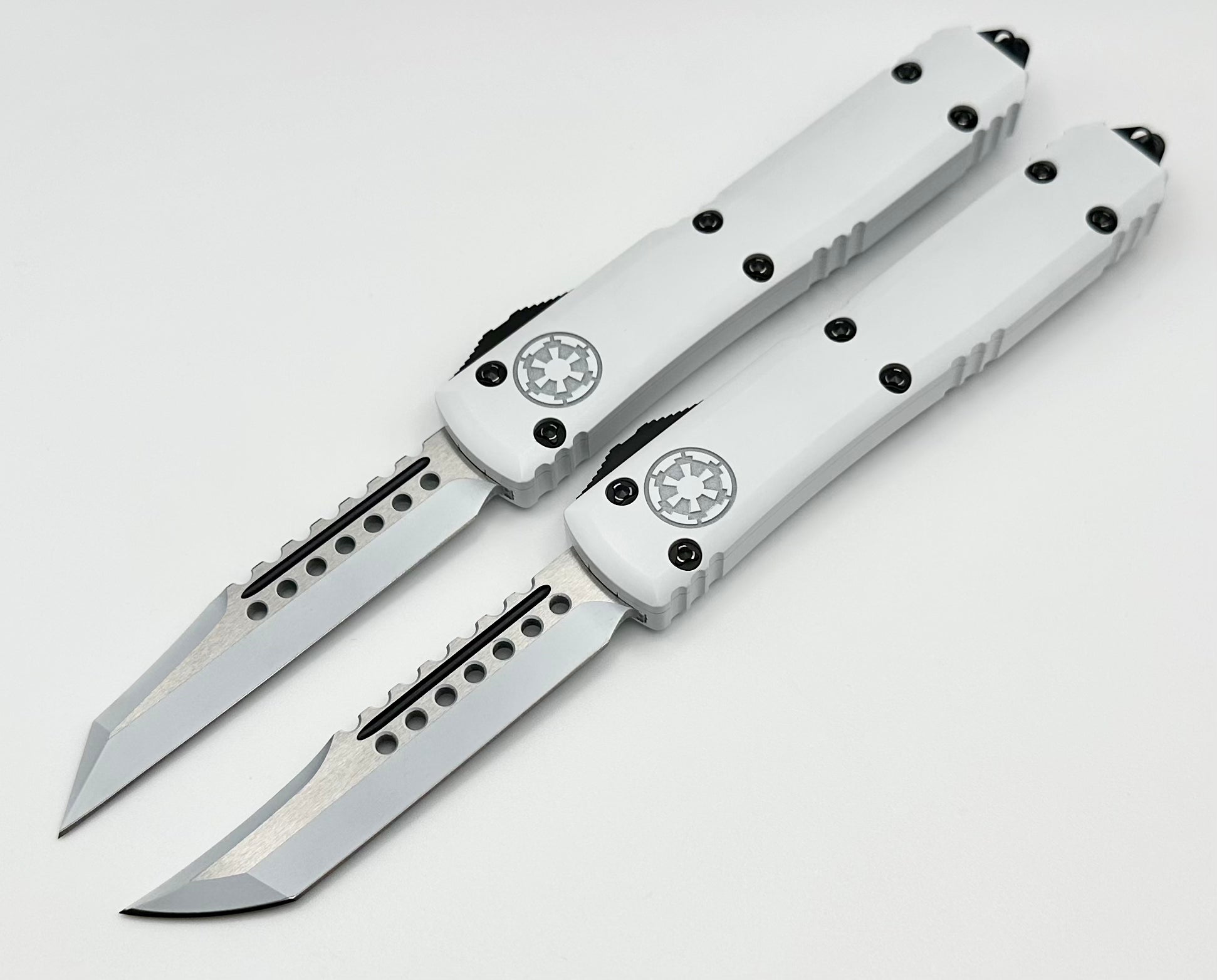 Microtech Ultratech Storm Trooper Signature Series Knife Set - Hellhound & Warhound Edition