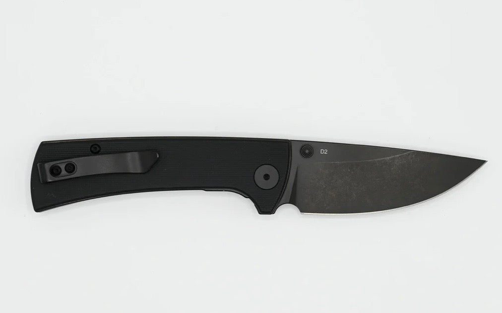 Eikonic RCK9 Night Black G-10 & D2 Flipper Knife - Ultimate Everyday Carry