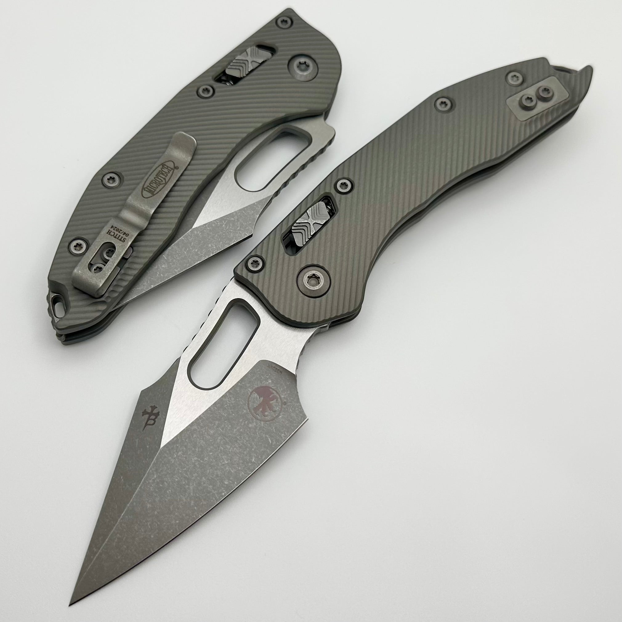 Premium Microtech Stitch RAM LOK Tactical Knife - Apocalyptic Finish