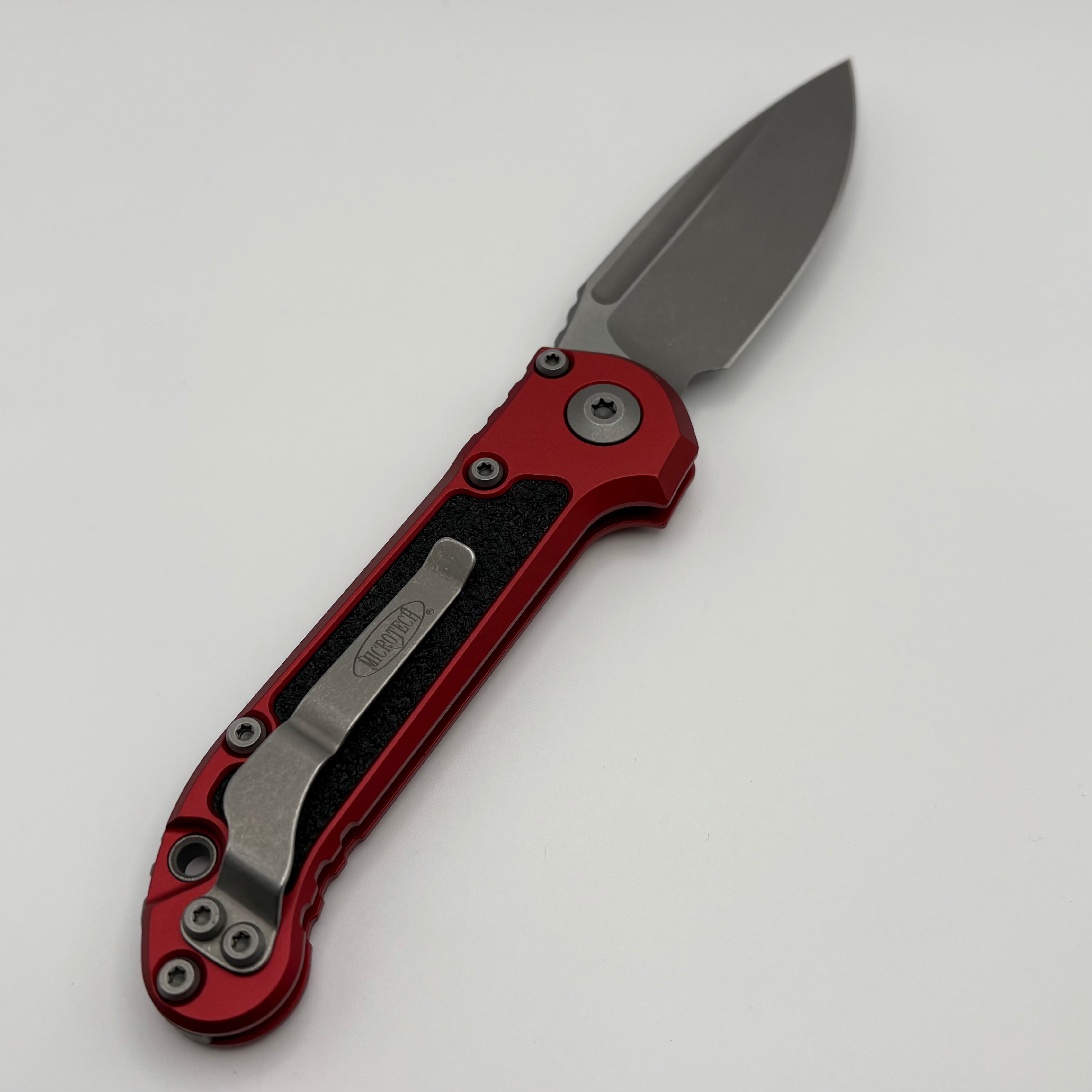 Premium Pre-Owned Microtech LUDT Gen III Apocalyptic Knife - Red Handle