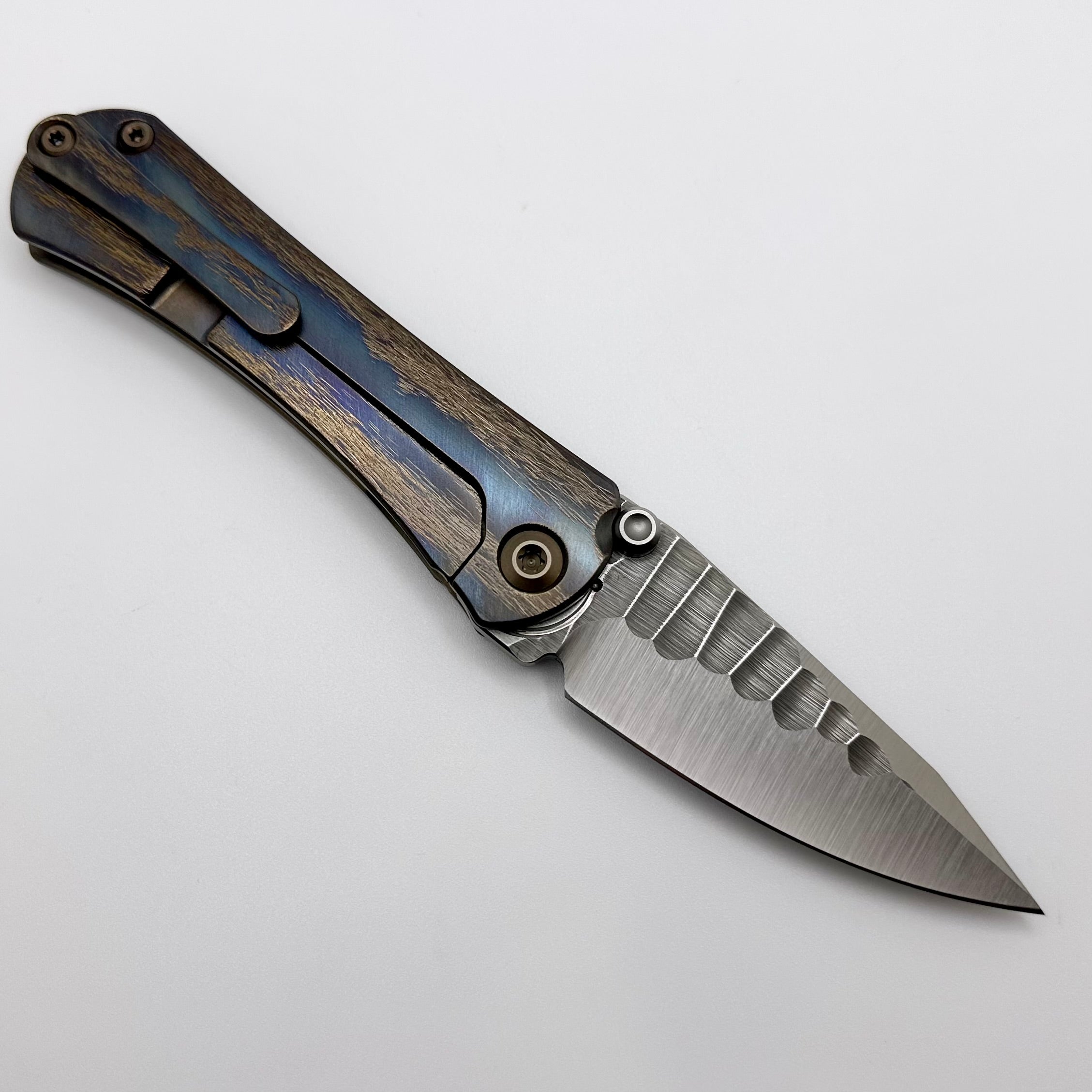 Borka Blades Premium SBDP Rocker M390 with Cosmic Scales - Ultimate EDC Knife