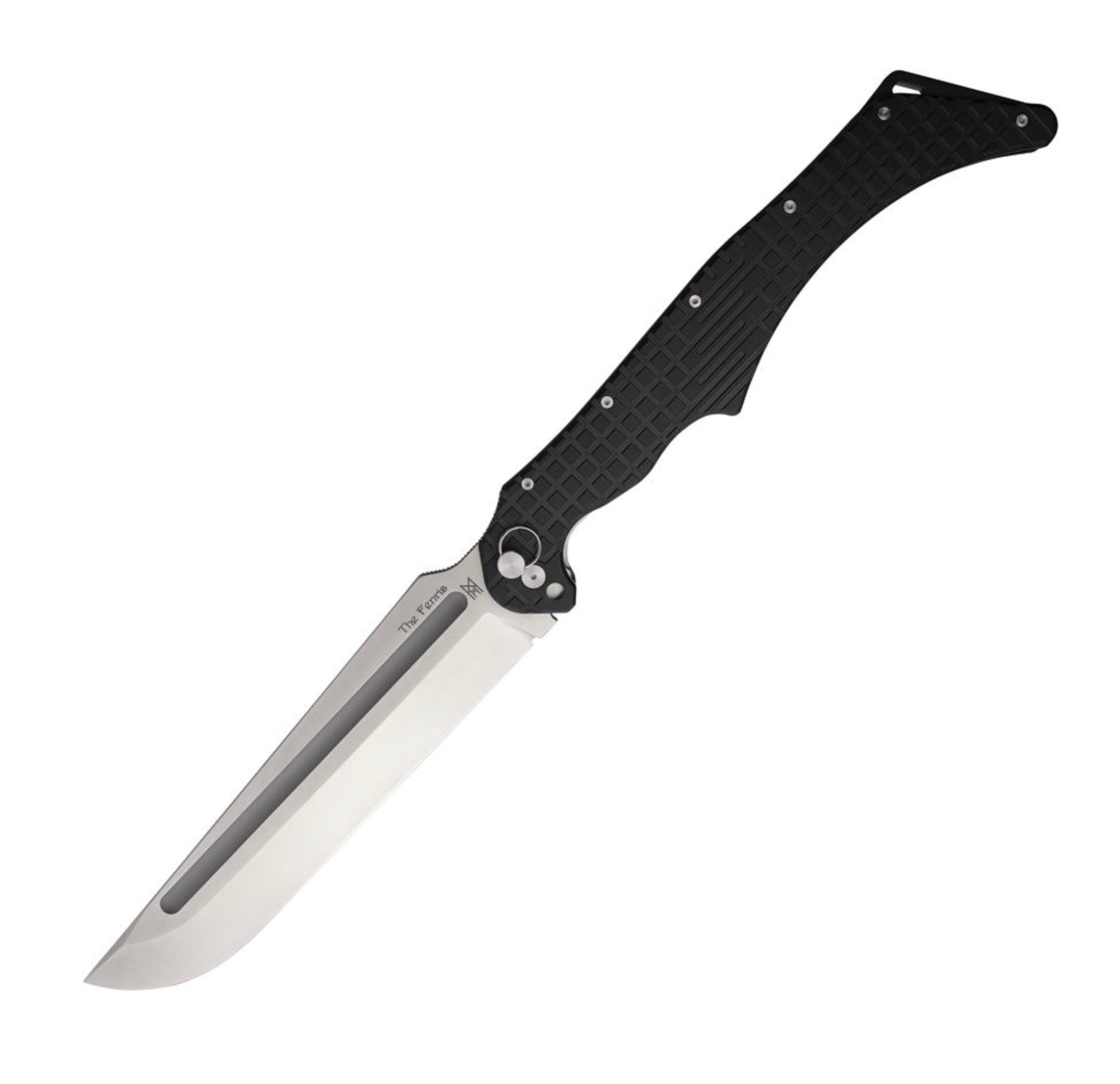 Midgards Messer Fenris Premium Large Folding Knife with CPM-D2 Blade & Milled Aluminum Handles