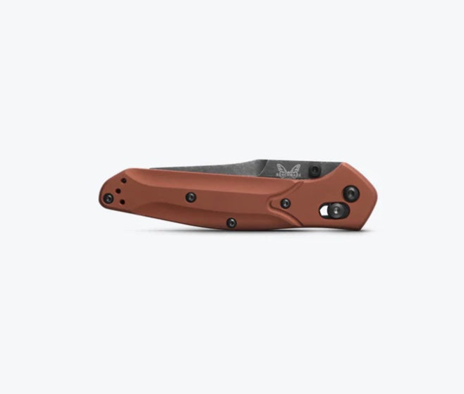 Premium Benchmade Osborne 940BK-03: Ultimate EDC Knife with Burnt Copper Aluminum Handles & MagnaCut Blade