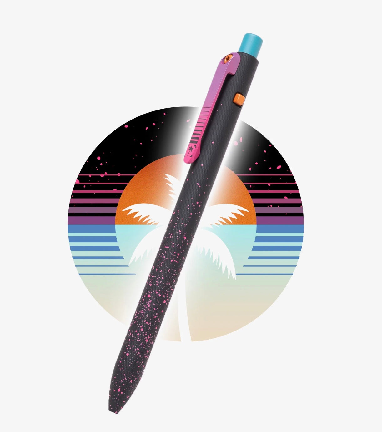 Premium Tactile Turn Titanium Vice Night Pen - Synthwave Edition