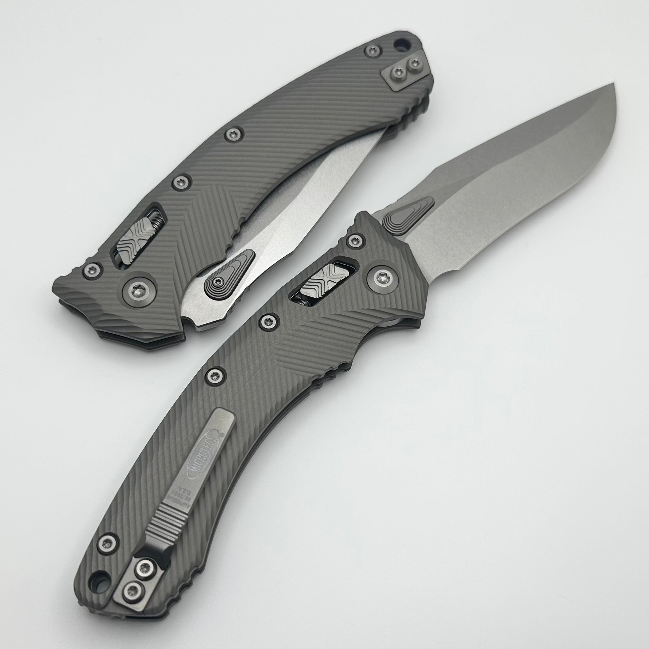 Microtech Amphibian RAM LOK Knife | Premium M390MK Blade & Fluted Aluminum Handle