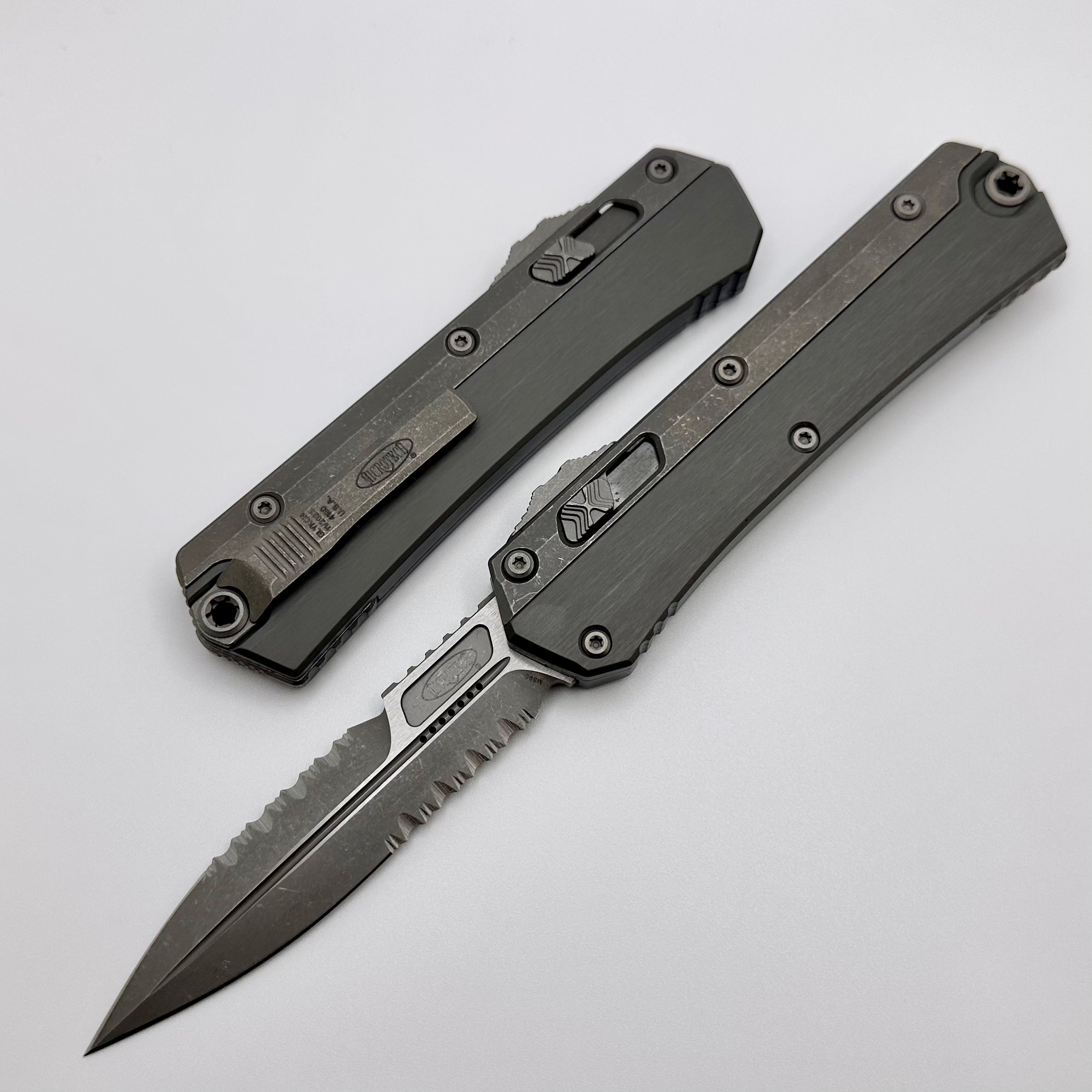 Microtech Glykon Ultimate Tactical Knife - Premium Apocalyptic Finish