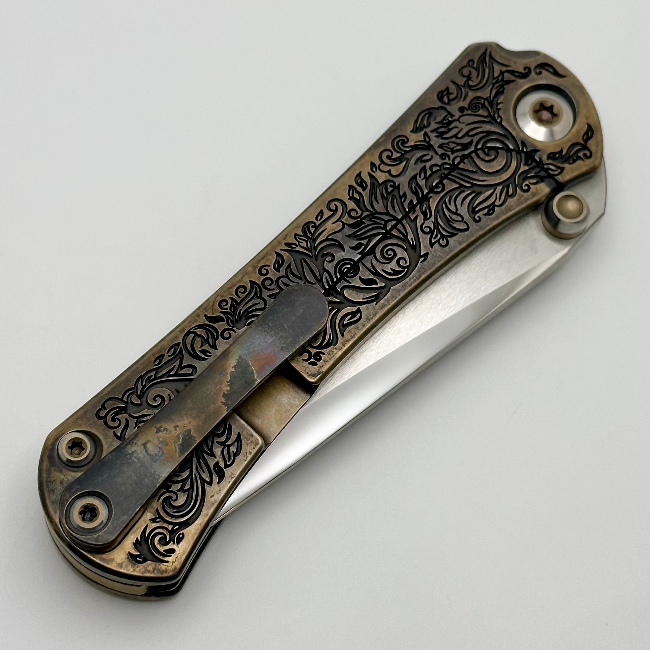 Premium Borka Blades & Marfione Custom SBTF Scroll TRD 2024 - Mirror Star Ground M390