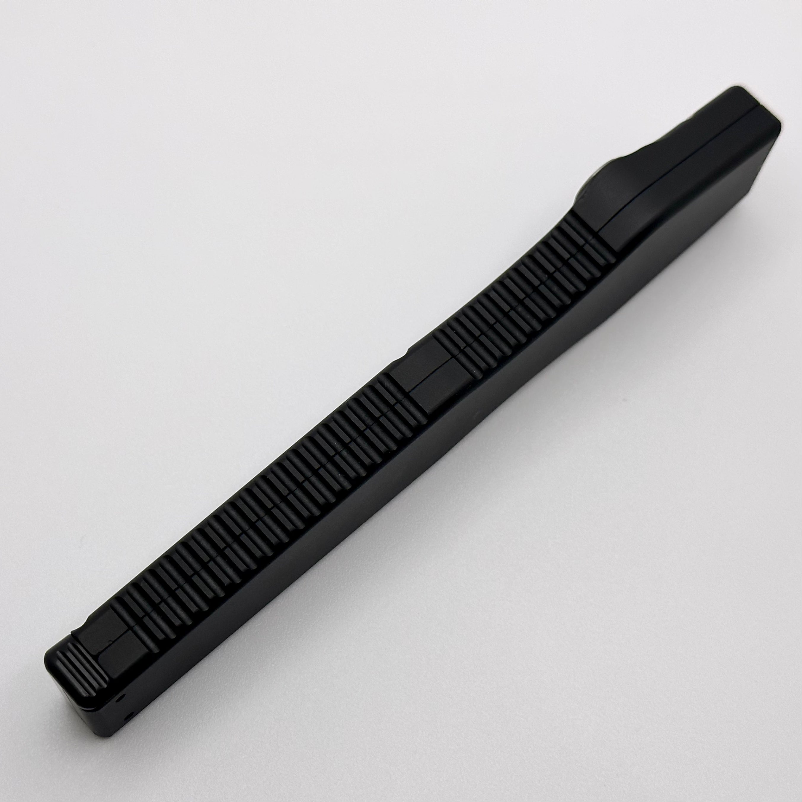 Premium Microtech HALO II Tactical Knife - Black Handle & Satin Partial Serrated Blade (Pre-Owned)