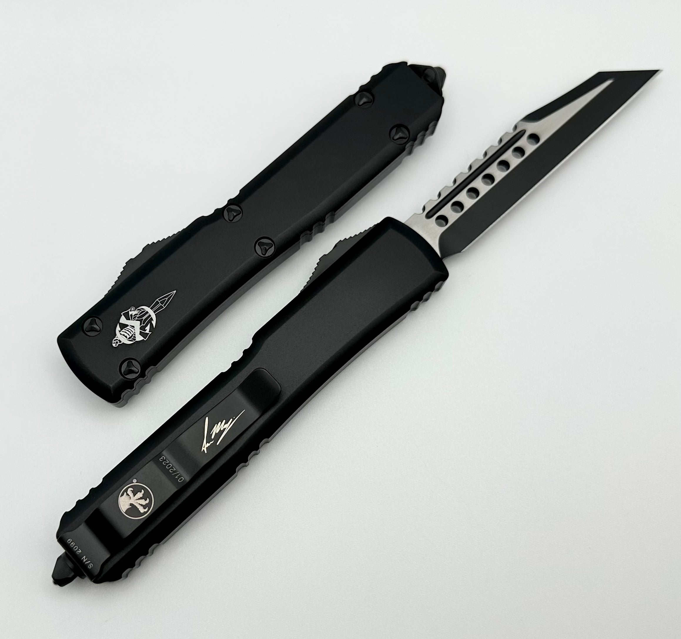 Microtech Ultratech Warhound Tactical OTF Knife - Premium Tactical Standard 119W-1TS