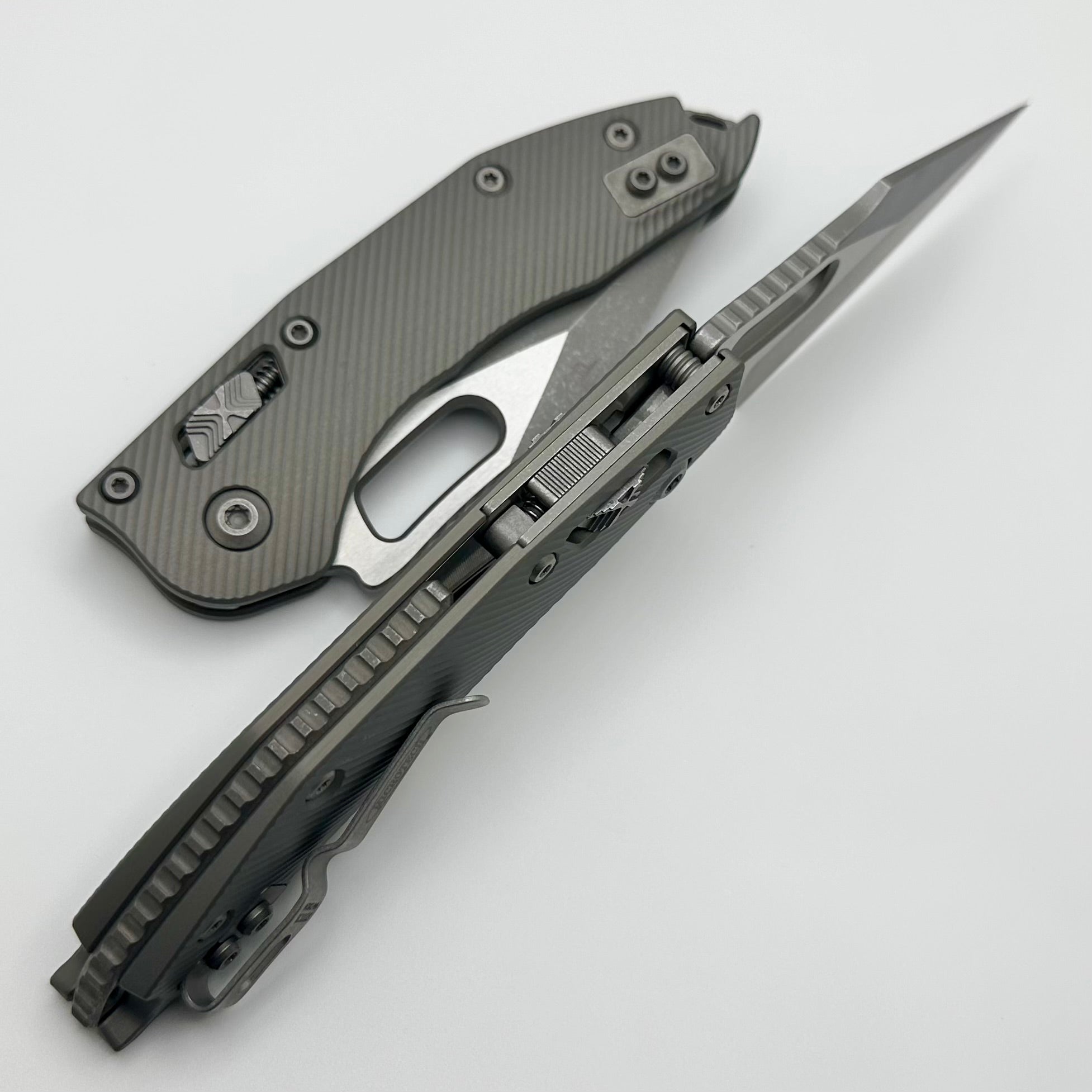 Premium Microtech Stitch RAM LOK Tactical Knife - Apocalyptic Finish