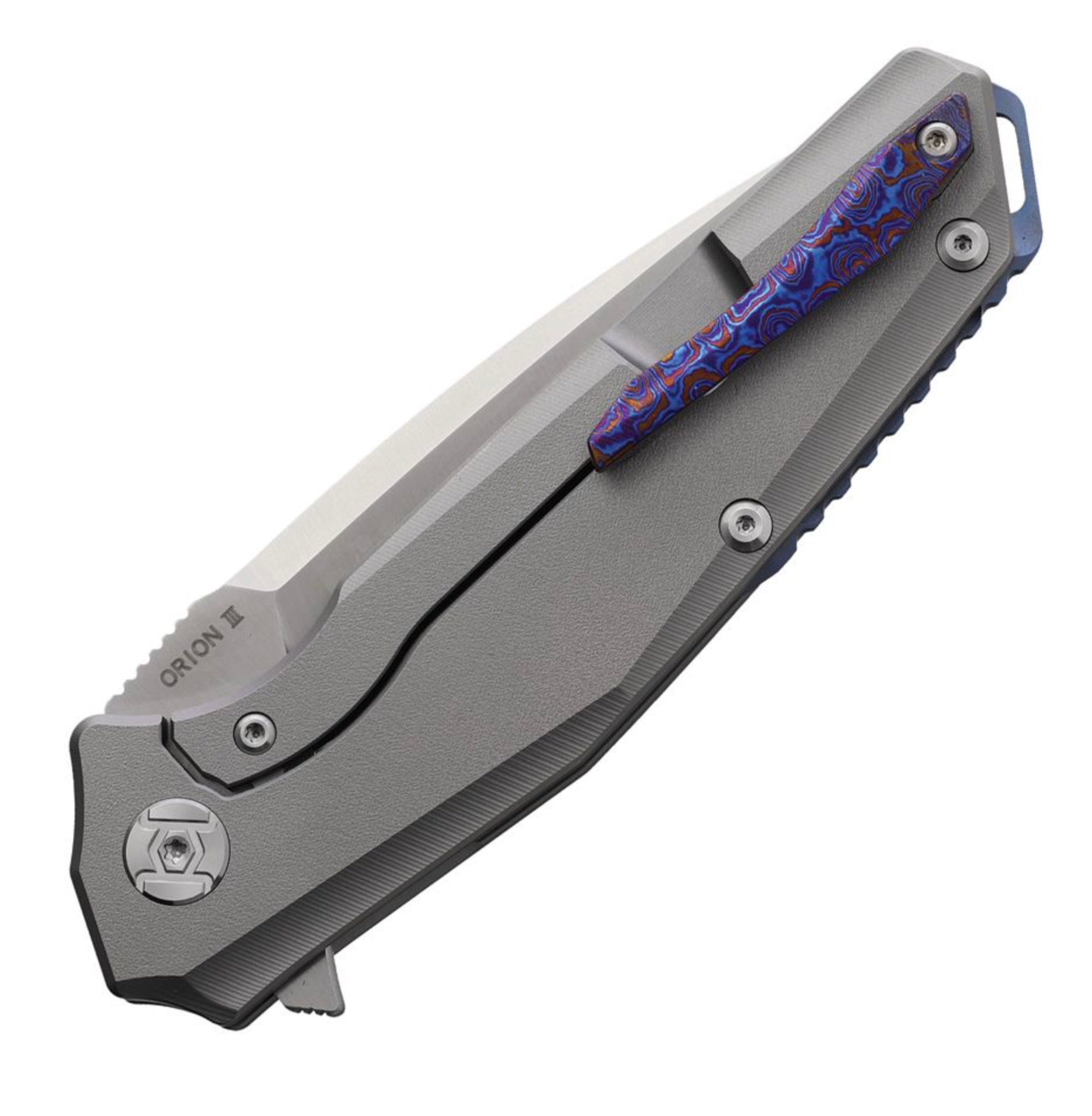 Kunwu Knives Orion III Titanium EDC - Premium Vanax Steel Blade