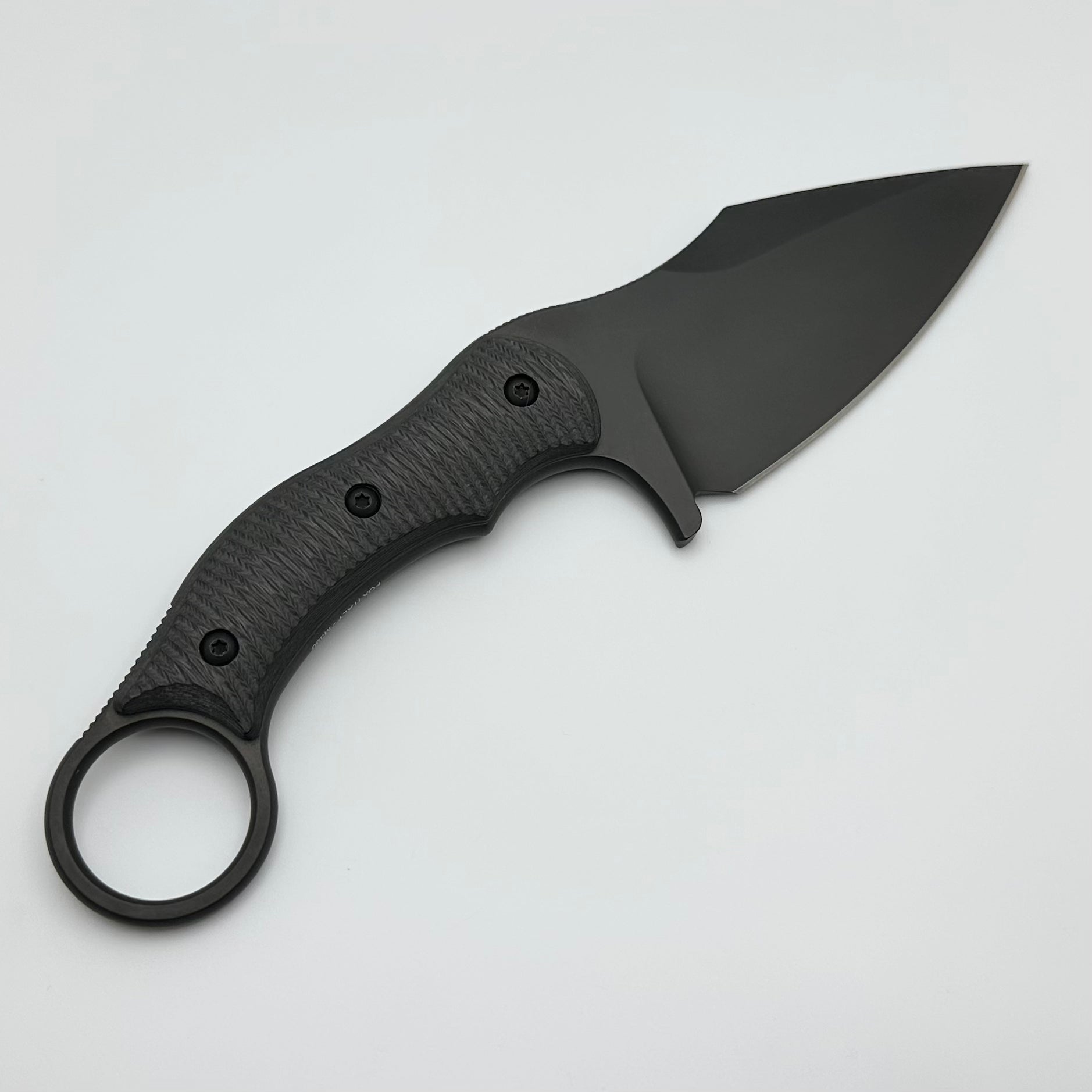 Premium Borka Blades SRambit PVD M390 Carbon Fiber Fixed Blade - Ultimate Tactical Tool