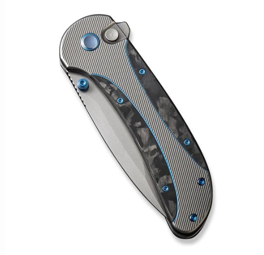 Premium WE Knife Zizzit: Ultimate Titanium & Carbon Fiber EDC with 20CV Blade