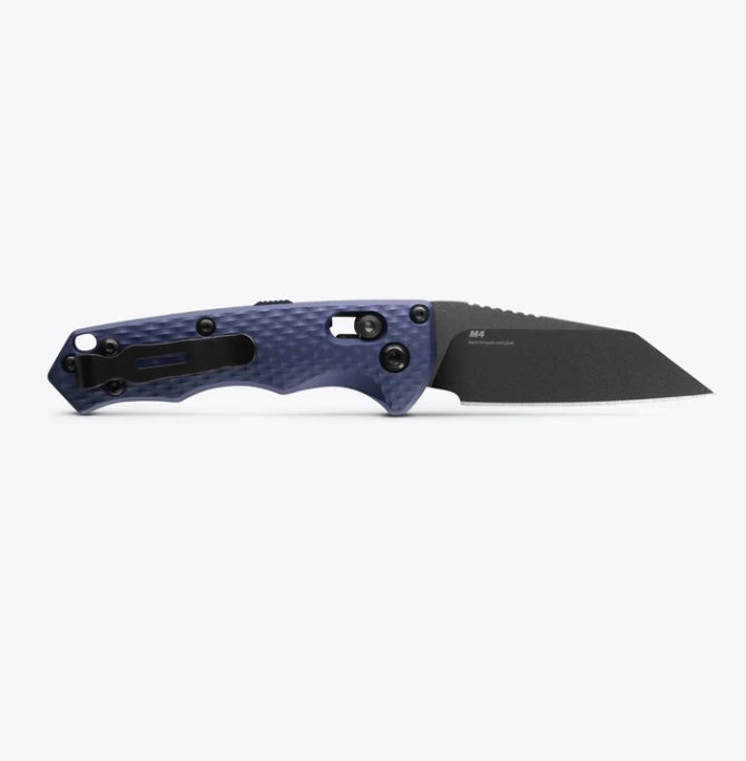 Benchmade Auto Immunity Crater Blue Aluminum & CPM-M4 2900BK - Premium Compact Tactical Knife