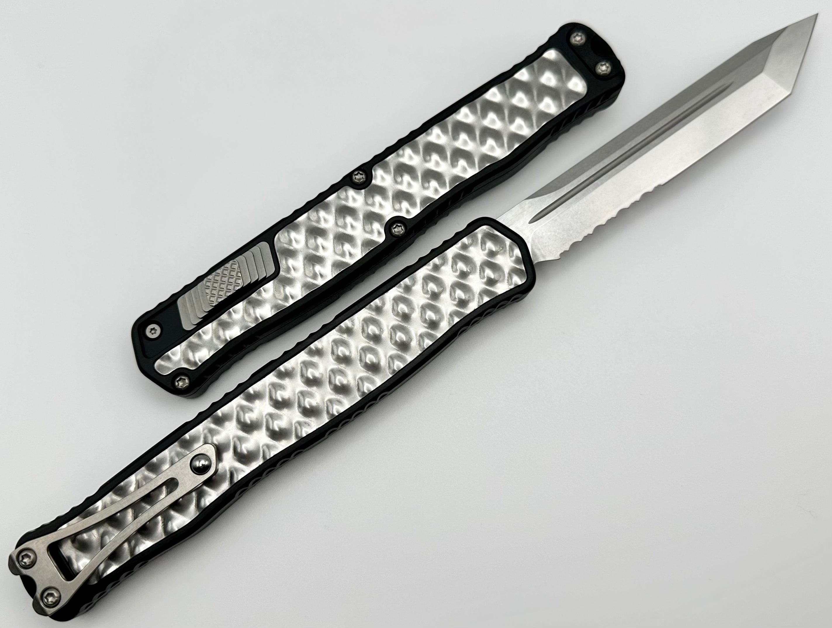 Heretic Knives Cleric II Premium Tanto Blade with Stainless Bubble Inlays - Ultimate EDC Tool