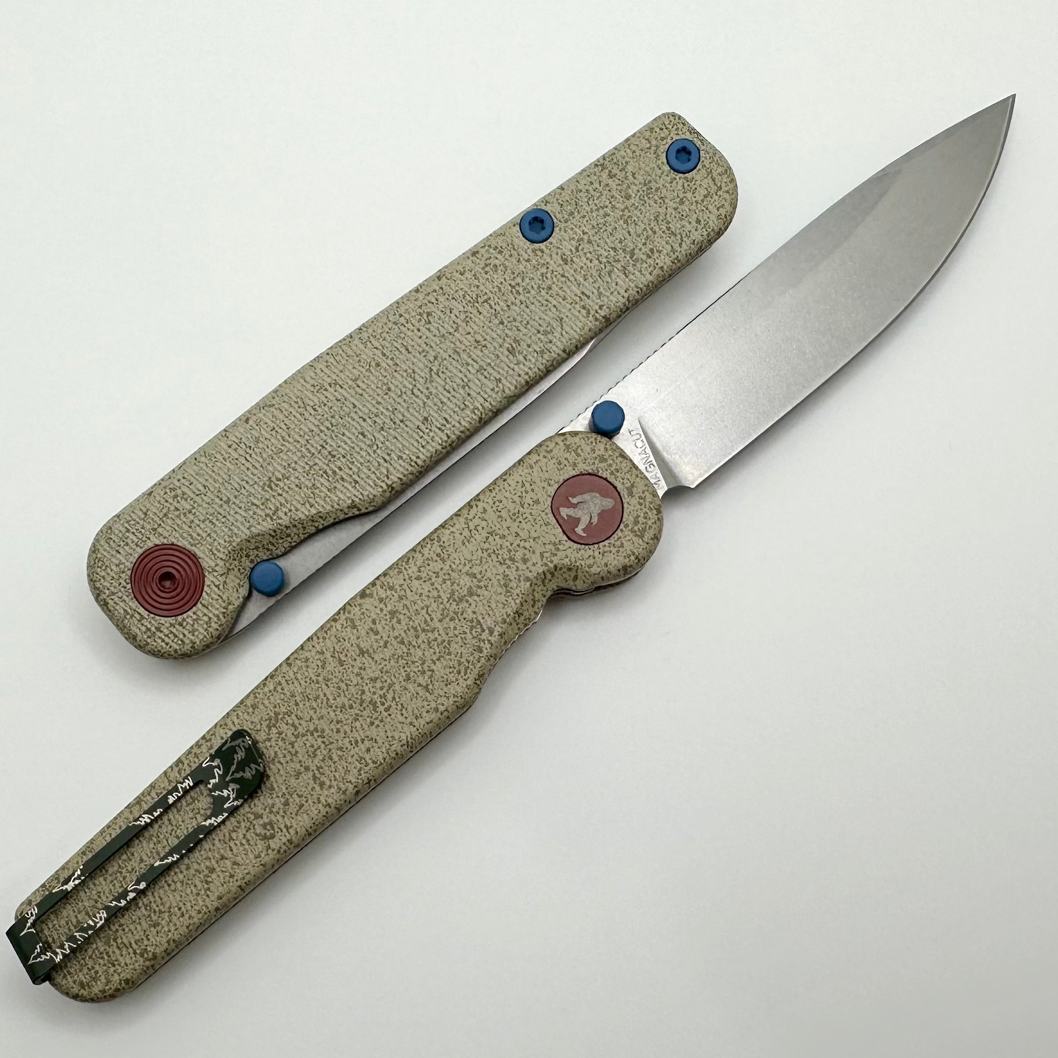 Premium Tactile Turn Rockwall Thumbstud Knife - Sasquatch Seasonal Edition