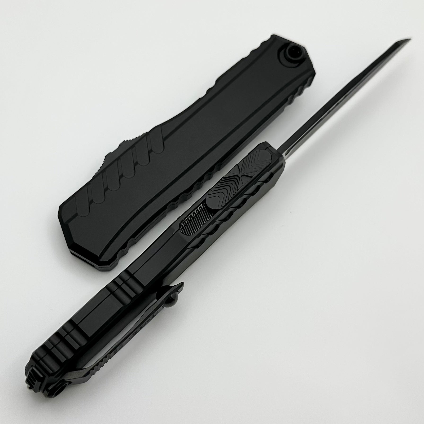 Microtech Cypher II Black Tactical Premium OTF Knife