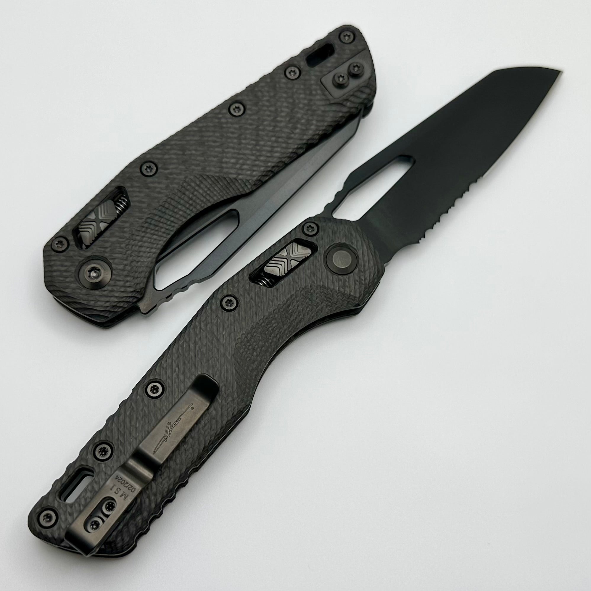 Microtech MSI RAM LOK Folding Knife - Premium Carbon Fiber & M390MK Blade