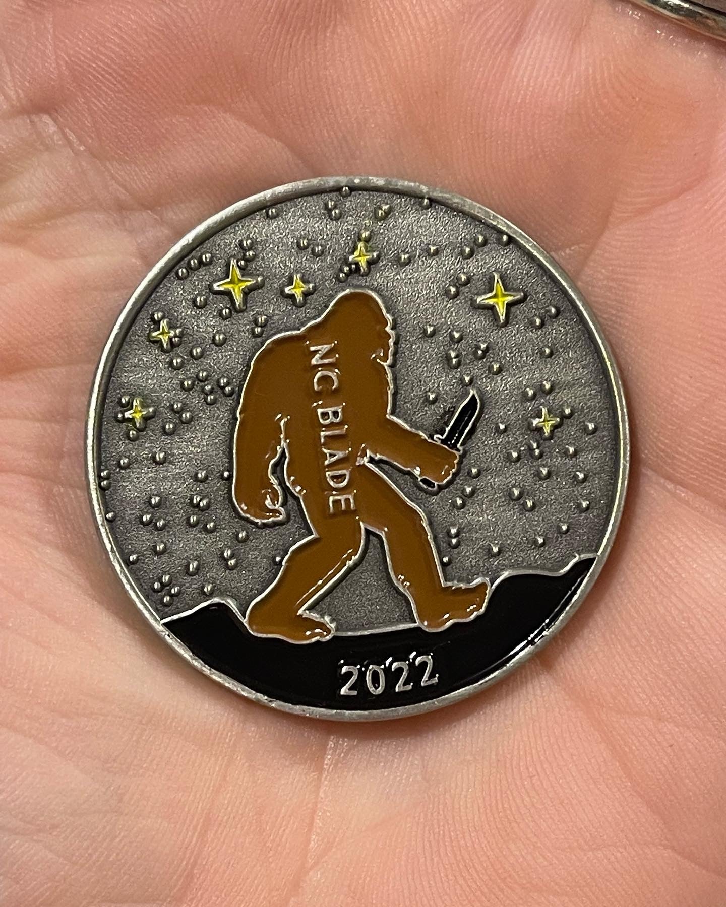 Premium NC Blade Sasquatch Challenge Coin - Limited Edition